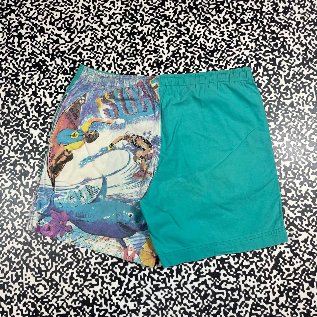 Vintage Vintage 90s Art Surf Hawaiian Style Retro Shorts Size US 32 / EU 48 - 7 Thumbnail
