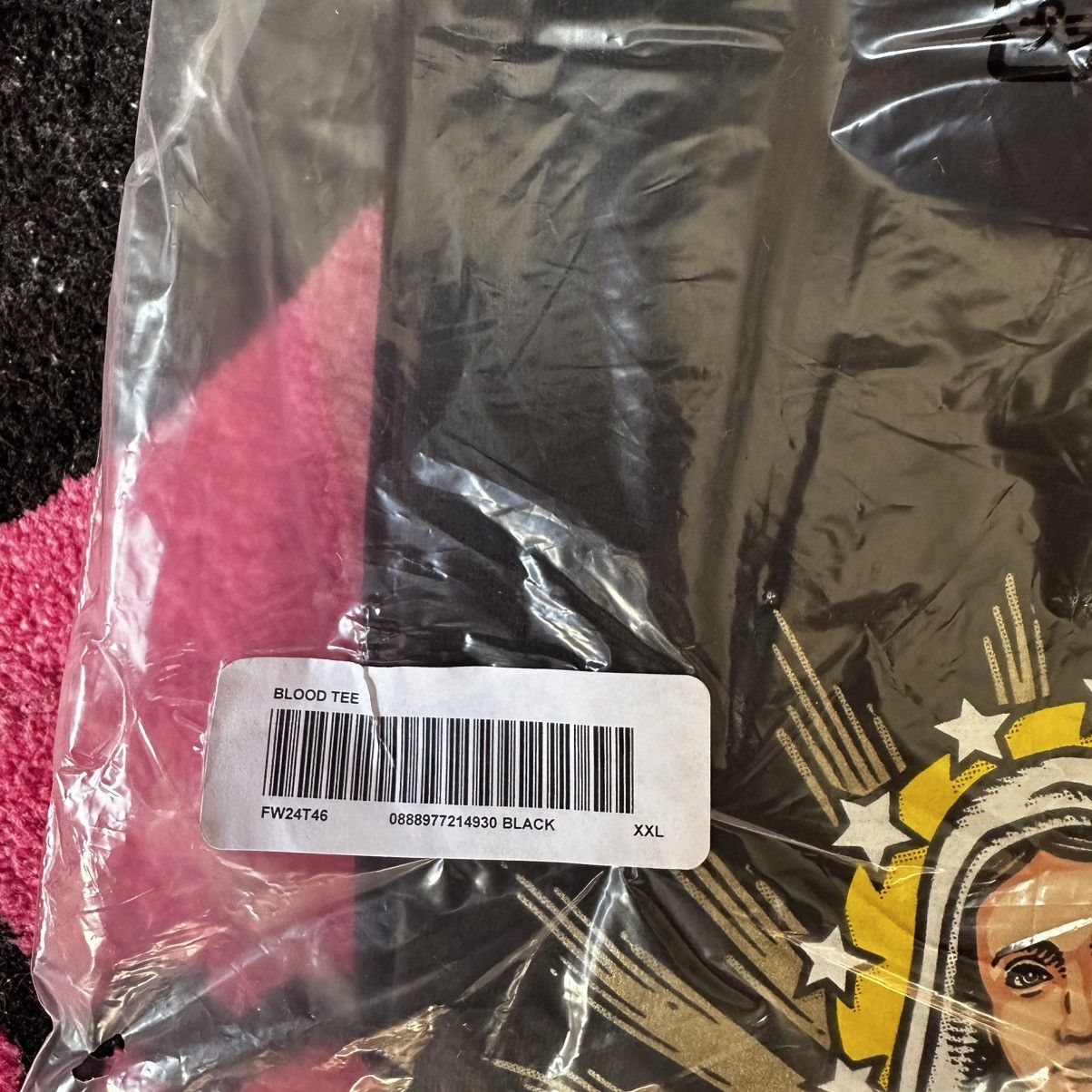 Supreme Supreme Blood Tee Black Sean Cliver Size US XXL / EU 58 / 5 - 2 Thumbnail