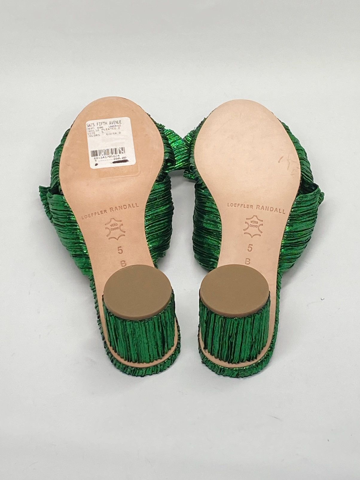 Loeffler Randall Loeffler Randall Emilia 50MM Pleated Knotted Mules size 5 Size US 5 / IT 35 - 13 Thumbnail
