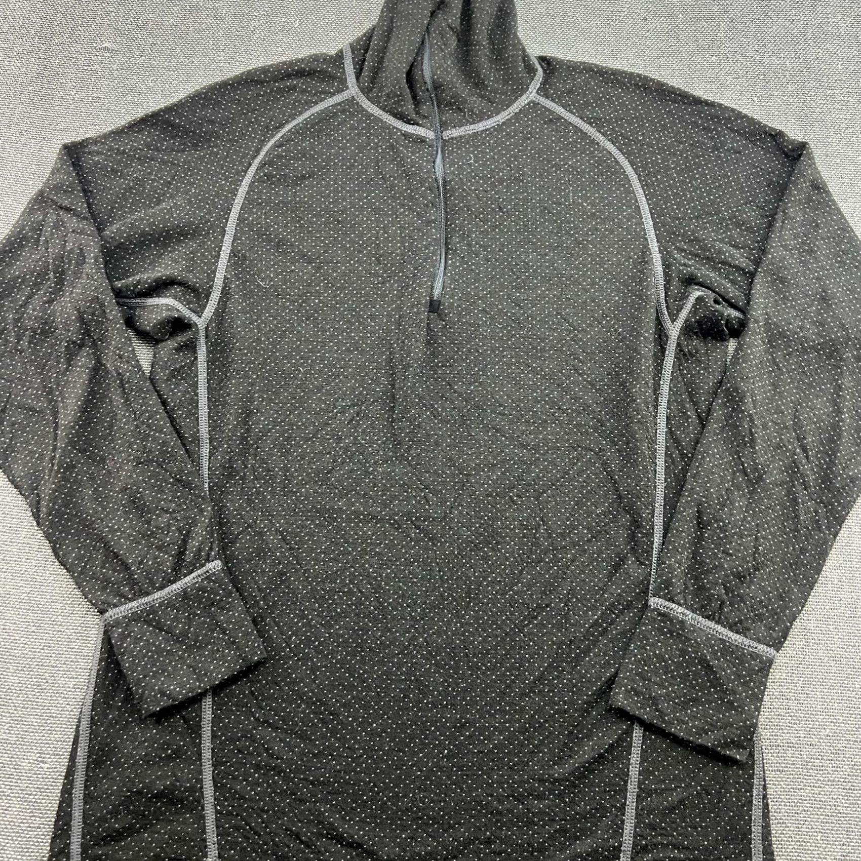 Vintage Devold Base Layer Shirt Mens XL Black Merino Wool Outdoor Hiking Thermo Cool Shirt Stone? Size US XL / EU 56 / 4 - 2 Thumbnail