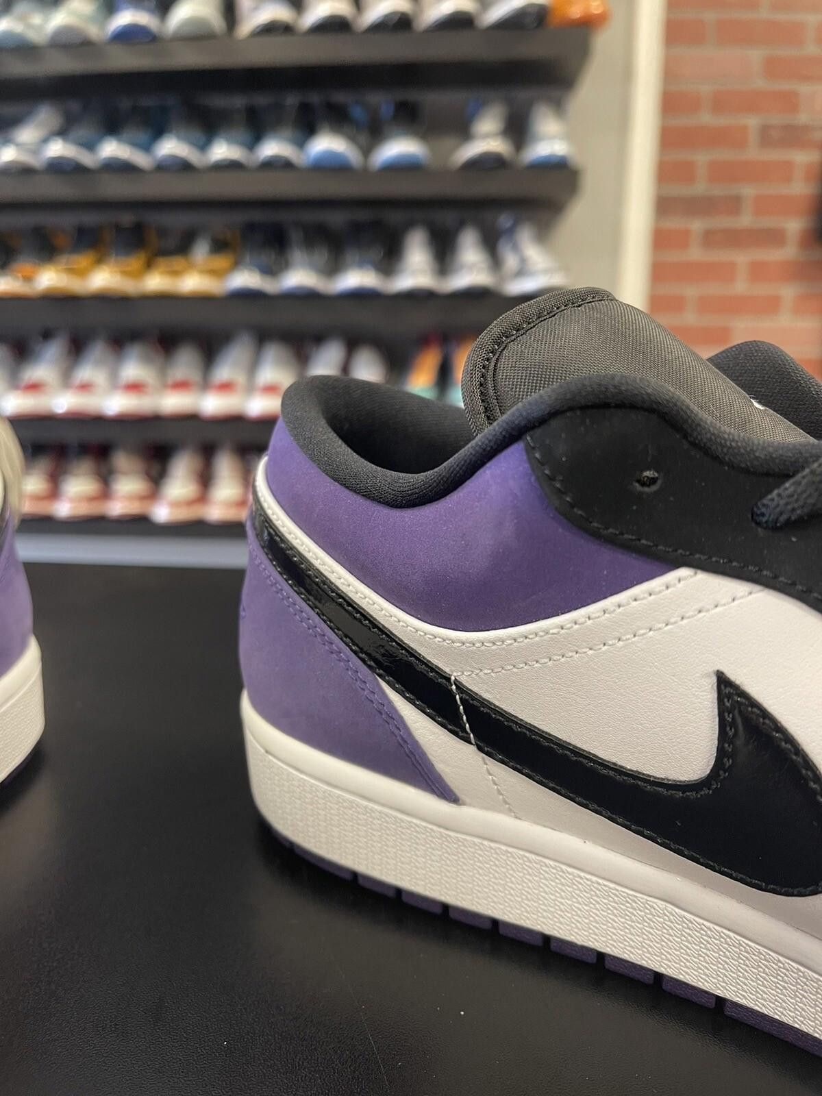 Jordan Brand Size 13 - Nike Air Jordan 1 Low Court Purple 553558-125 Size US 13 / EU 46 - 7 Thumbnail