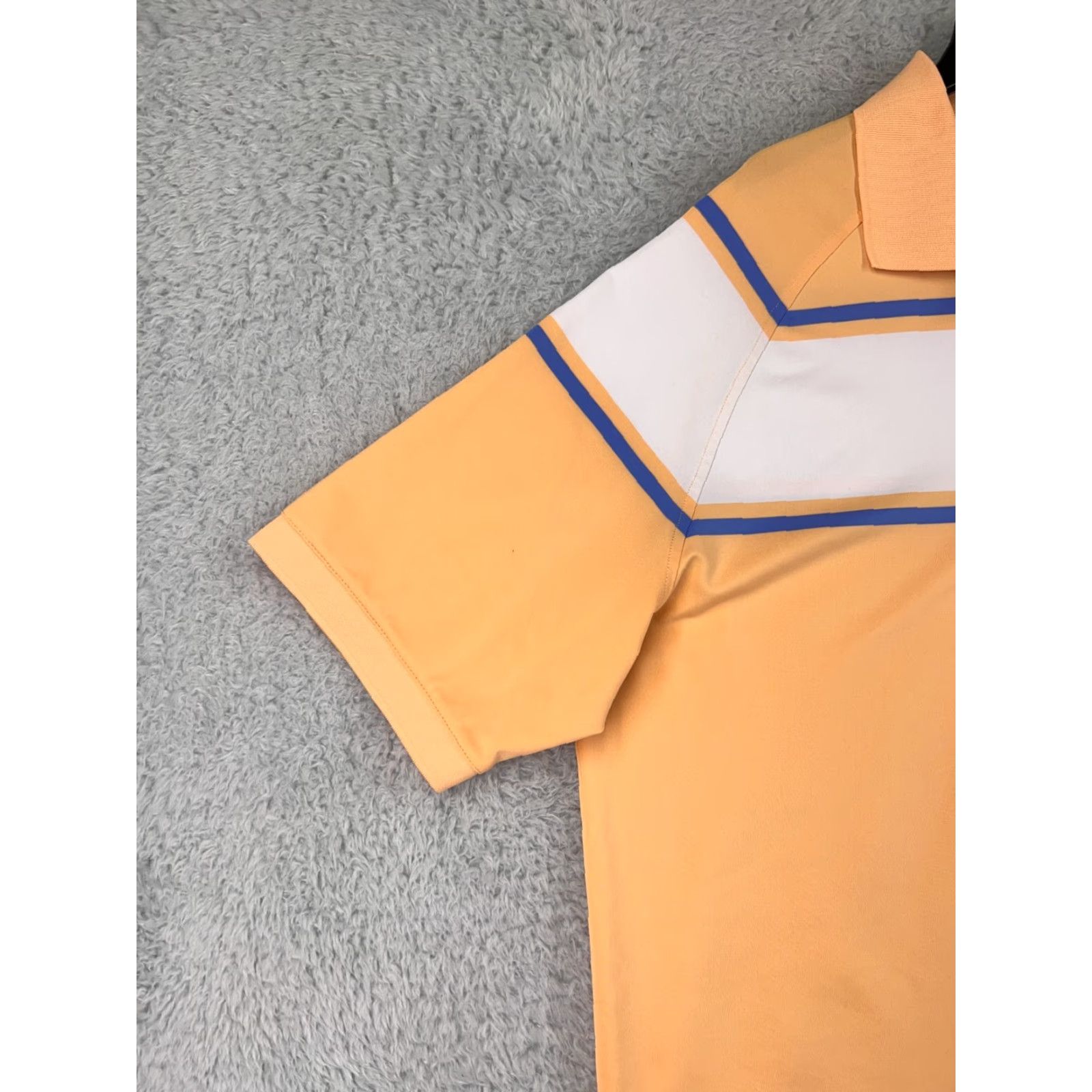 Footjoy FootJoy Polo Shirt Mens XL Orange White Polyester Blend Golf Golfers Modern Sports Shirt Mens XL Orange White FootJoy Polo Shirt Size US XL / EU 56 / 4 - 3 Thumbnail