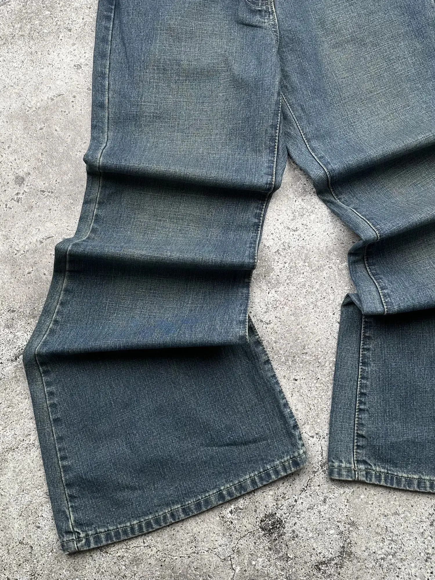 Japanese Brand Vintage Super Flare Jeans C242(V580) Size US 28 / EU 44 - 3 Thumbnail