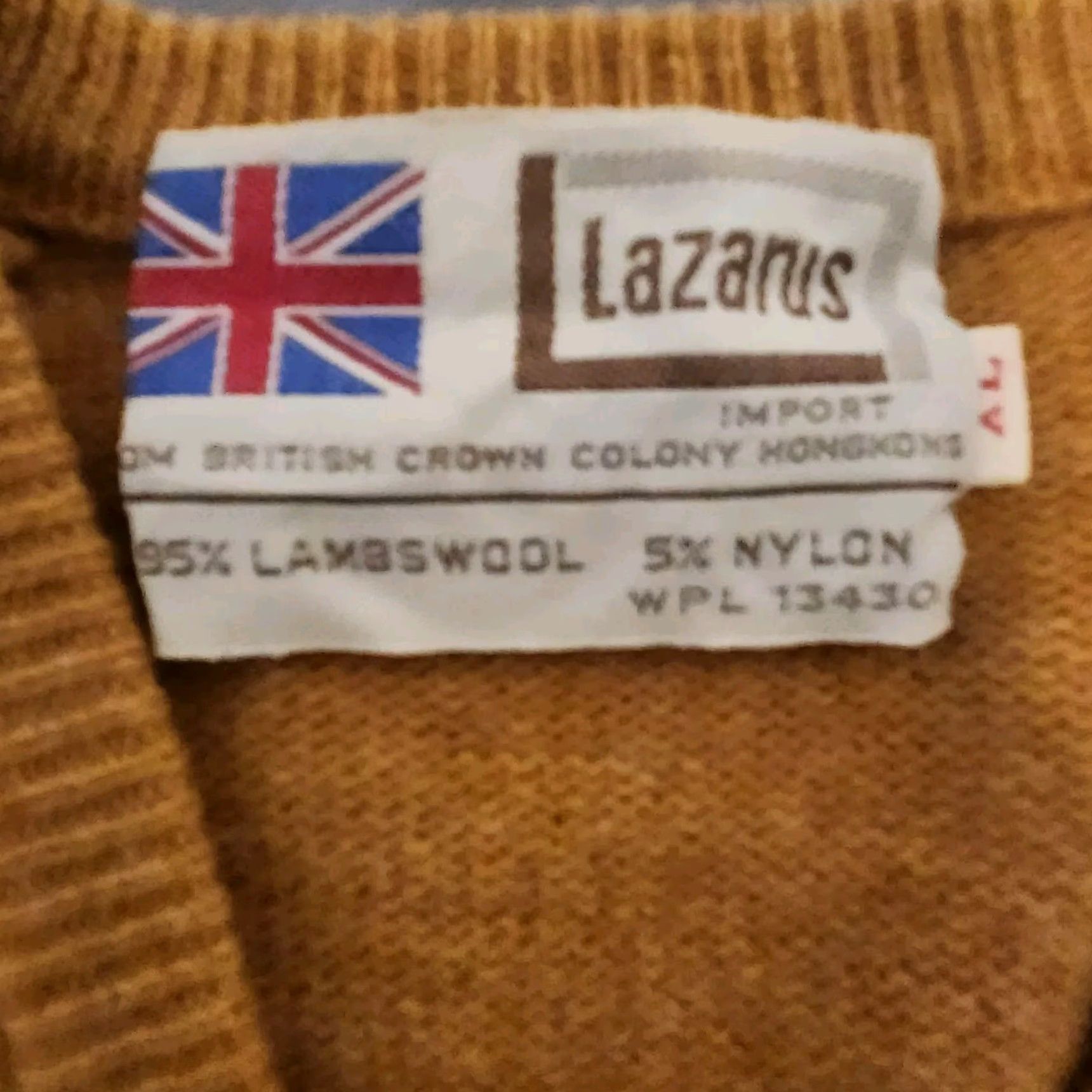Vintage VINTAGE Lazarus Sweater Vest Men’s XL V-Neck Burnt Orange Wool Vest Size US XL / EU 56 / 4 - 4 Thumbnail