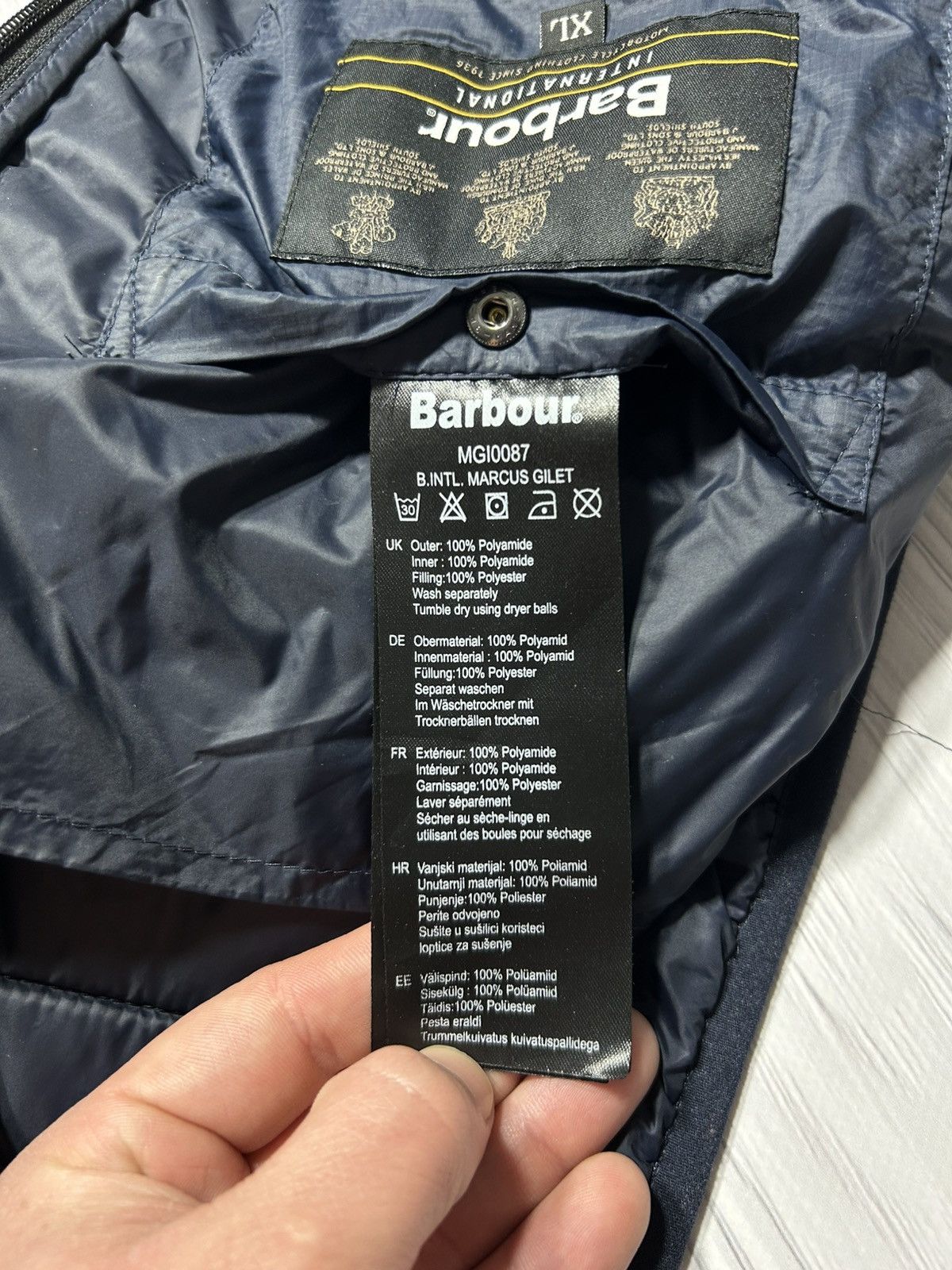 Barbour Barbour International Marcus Gilet Vest Size XL Size US XL / EU 56 / 4 - 9 Thumbnail