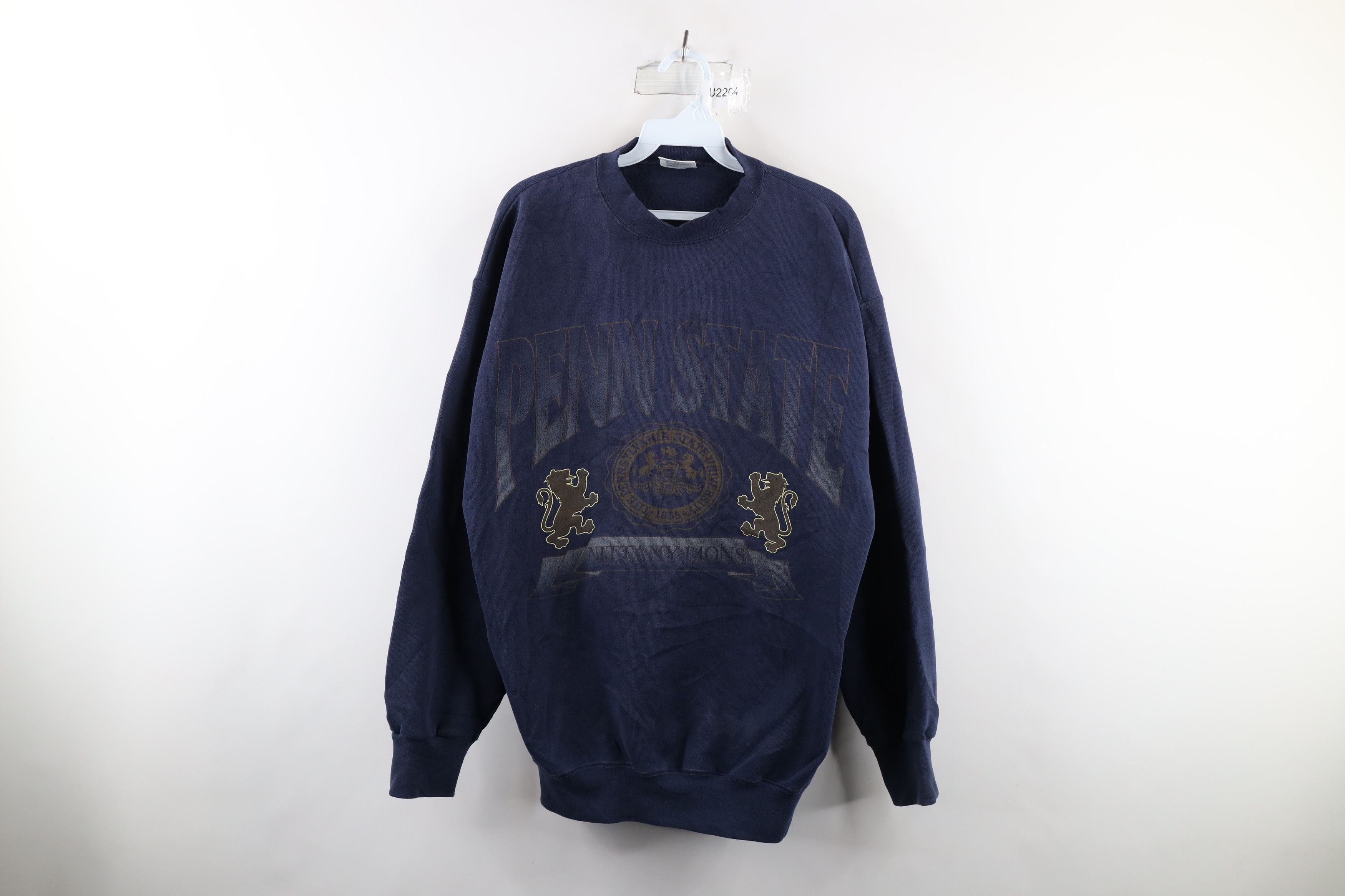 Crewneck Sweatshirt Penn State Sweatshirt Vintage Penn State 1855