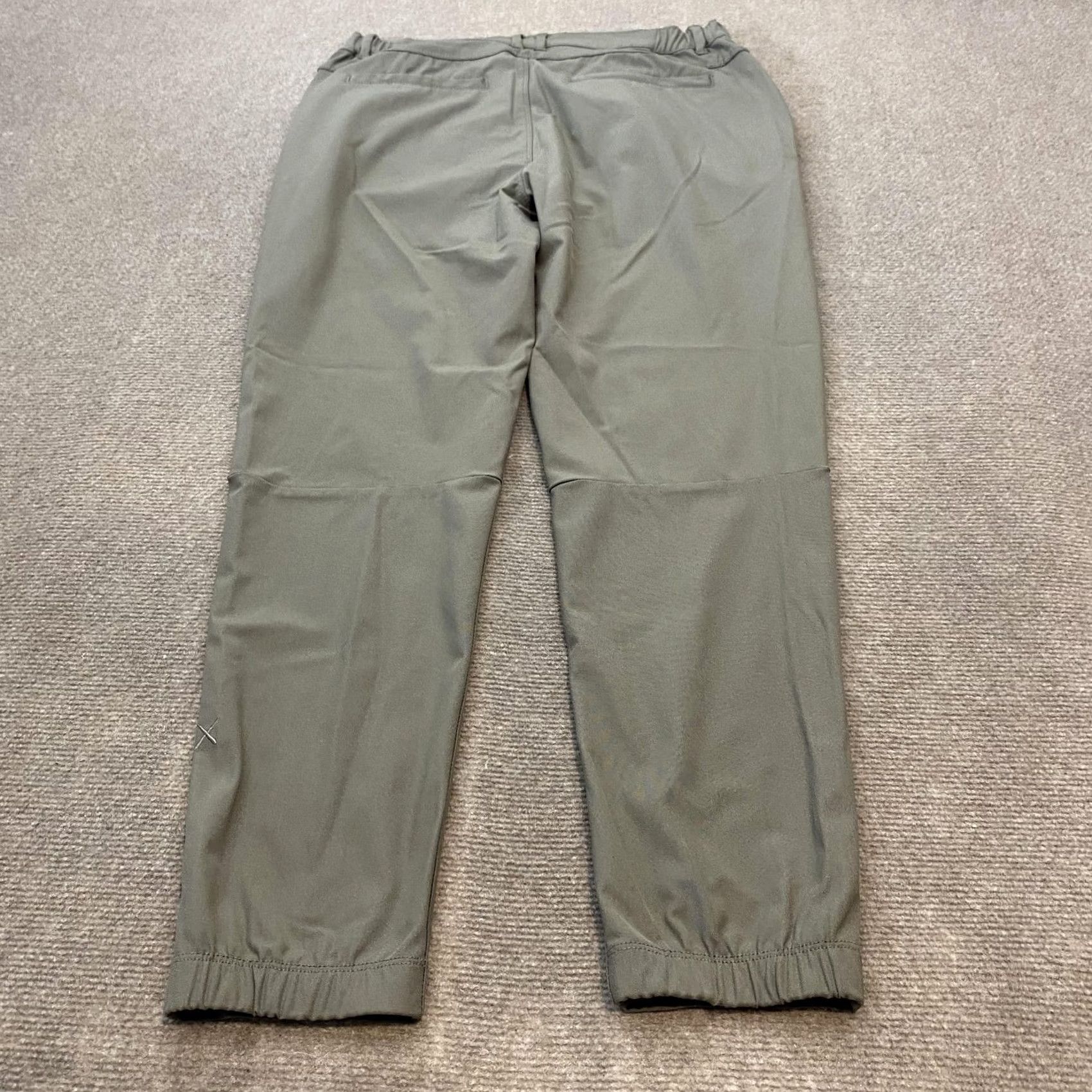 Cuts Cuts Jogger Pants Mens Medium Green Elastic Cuff Performance Business Casual Size US 31 - 3 Thumbnail