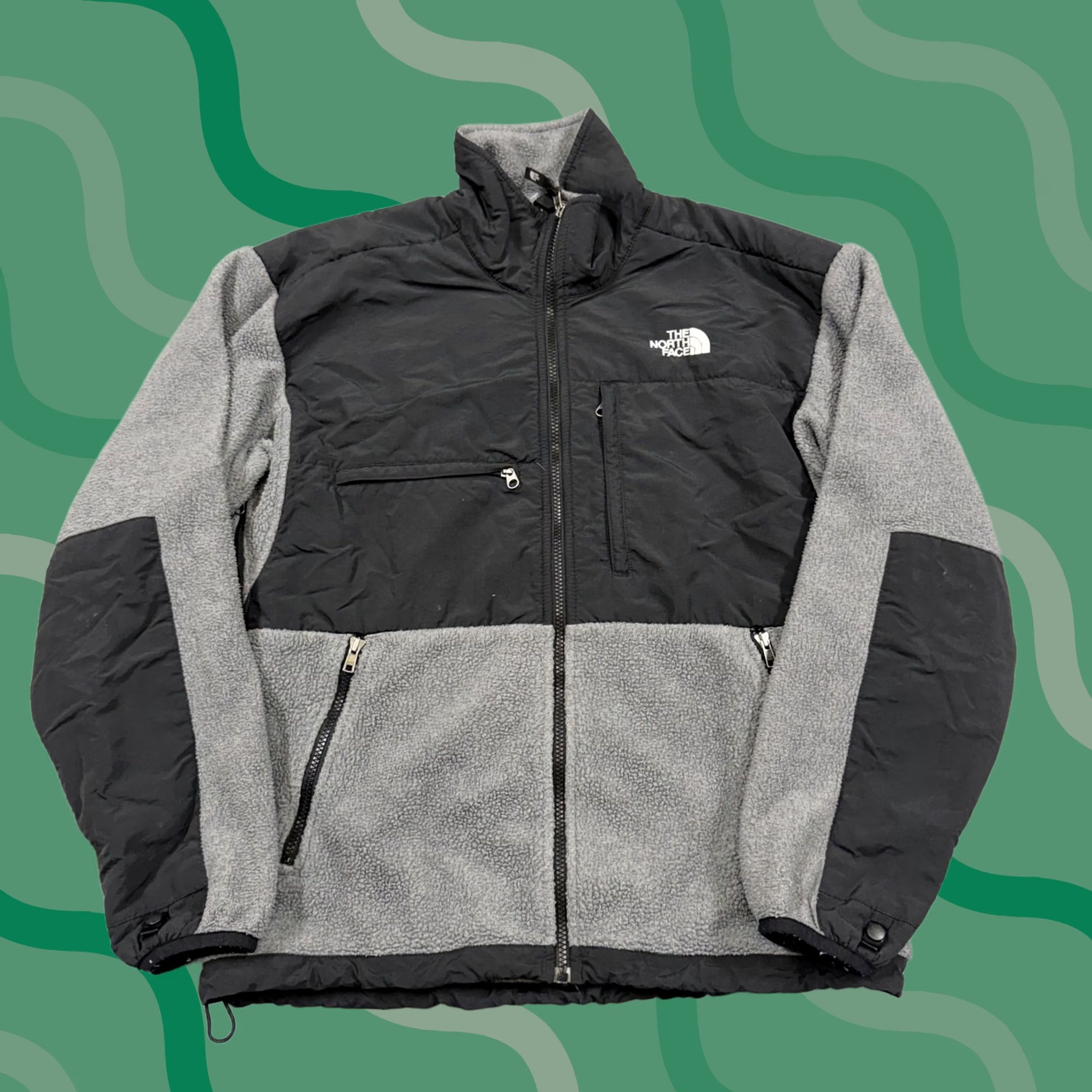 The North Face The North Face Jacket Mens M Gray Denali Fleece Full Zip Vintage Outdoors Windbreaker Shirtcoats? Size US M / EU 48-50 / 2 - 1 Thumbnail