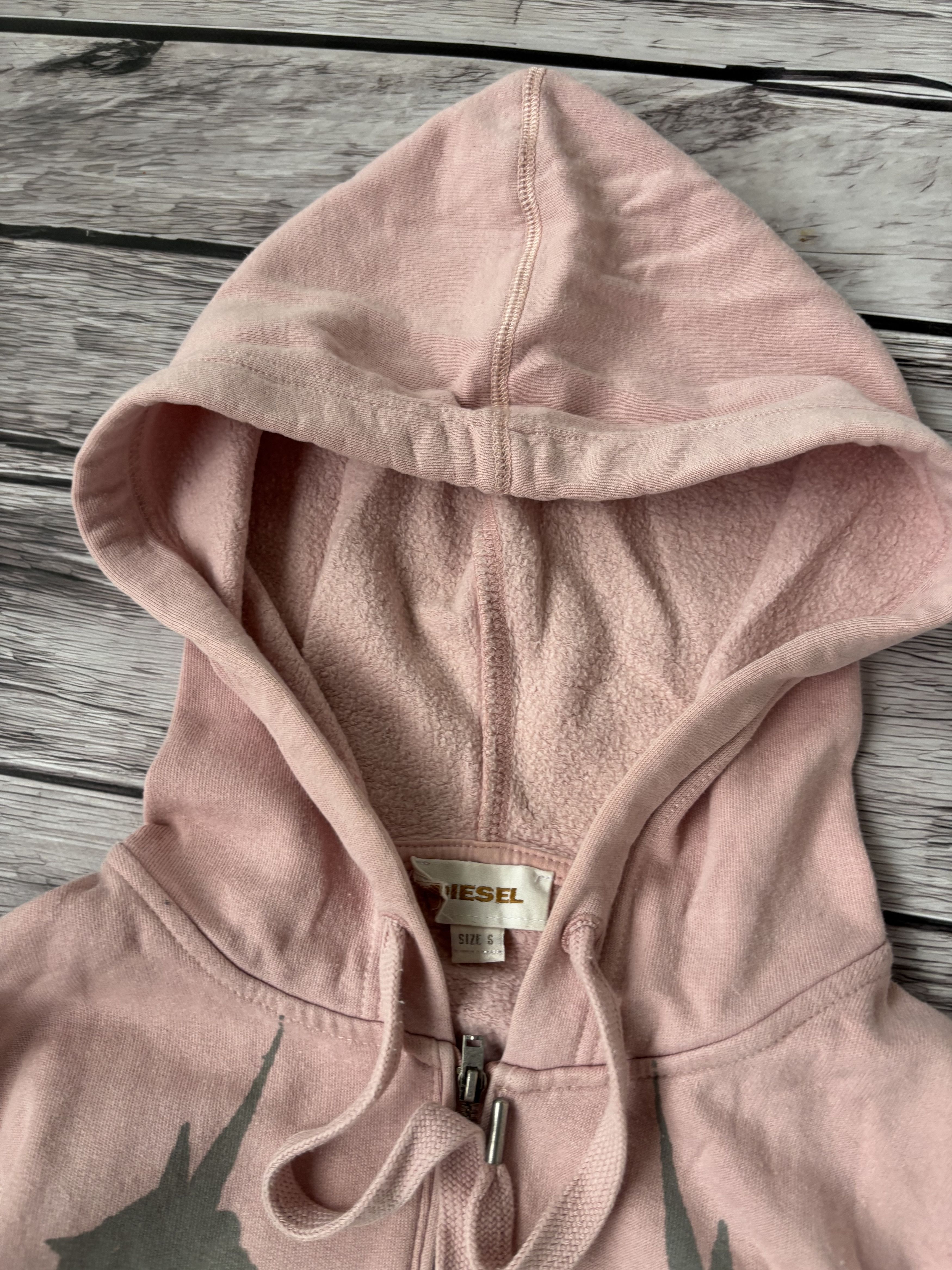 Diesel VTG CROPPED Y2K ED HARDY STYLE STREETWEAR DIESEL HOODIE Size S / US 4 / IT 40 - 6 Thumbnail