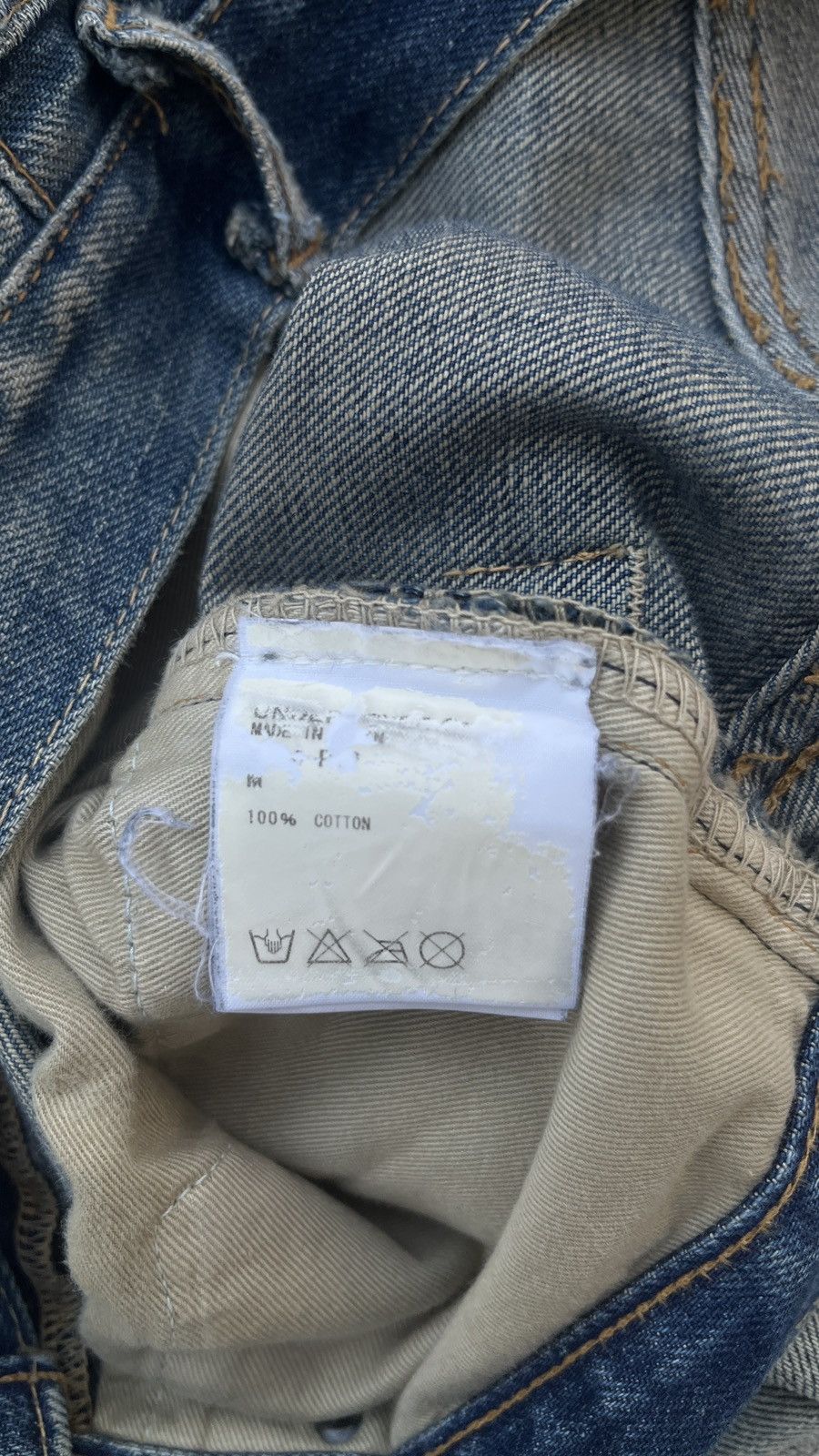 Undercover AW04 Undercover Red Yarn Denim Size US 31 - 6 Thumbnail