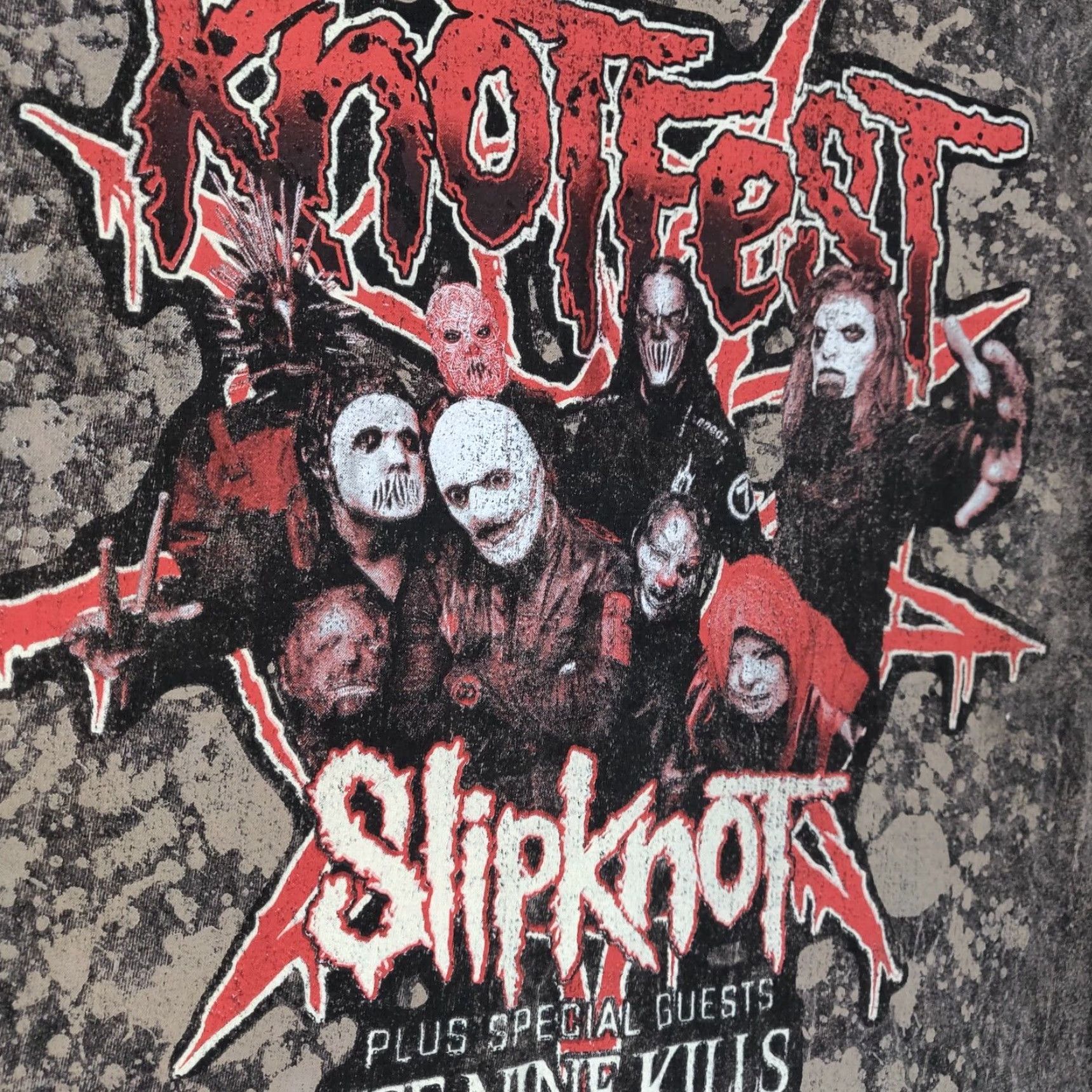 Vintage Knotfest Slipknot T Shirt Mens Medium Knotfest Short Sleeve Rock Band Graphic Size US M / EU 48-50 / 2 - 6 Thumbnail