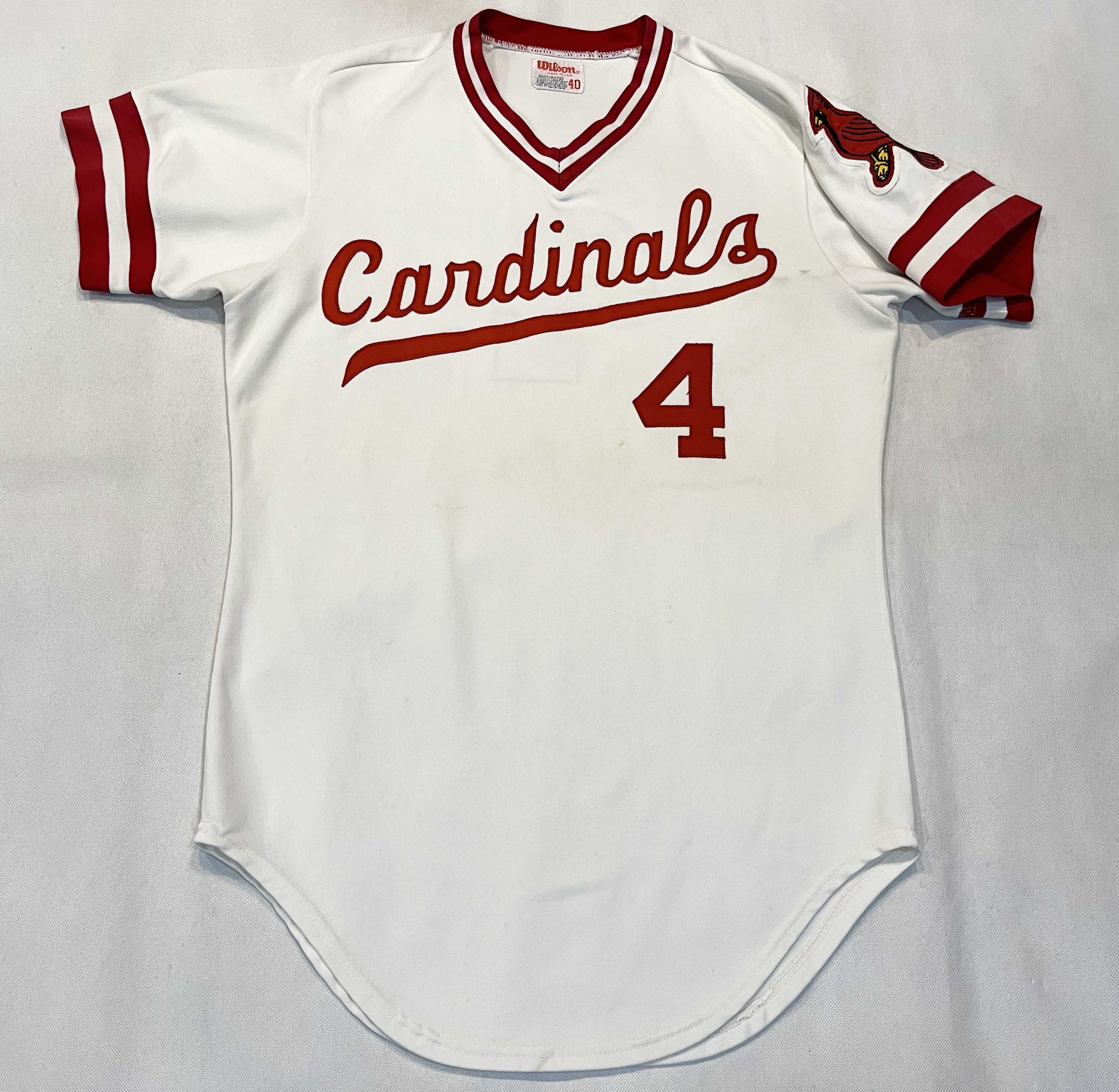 Vintage Wilson MLB St. Louis Cardinals #4 Baseball Jersey
