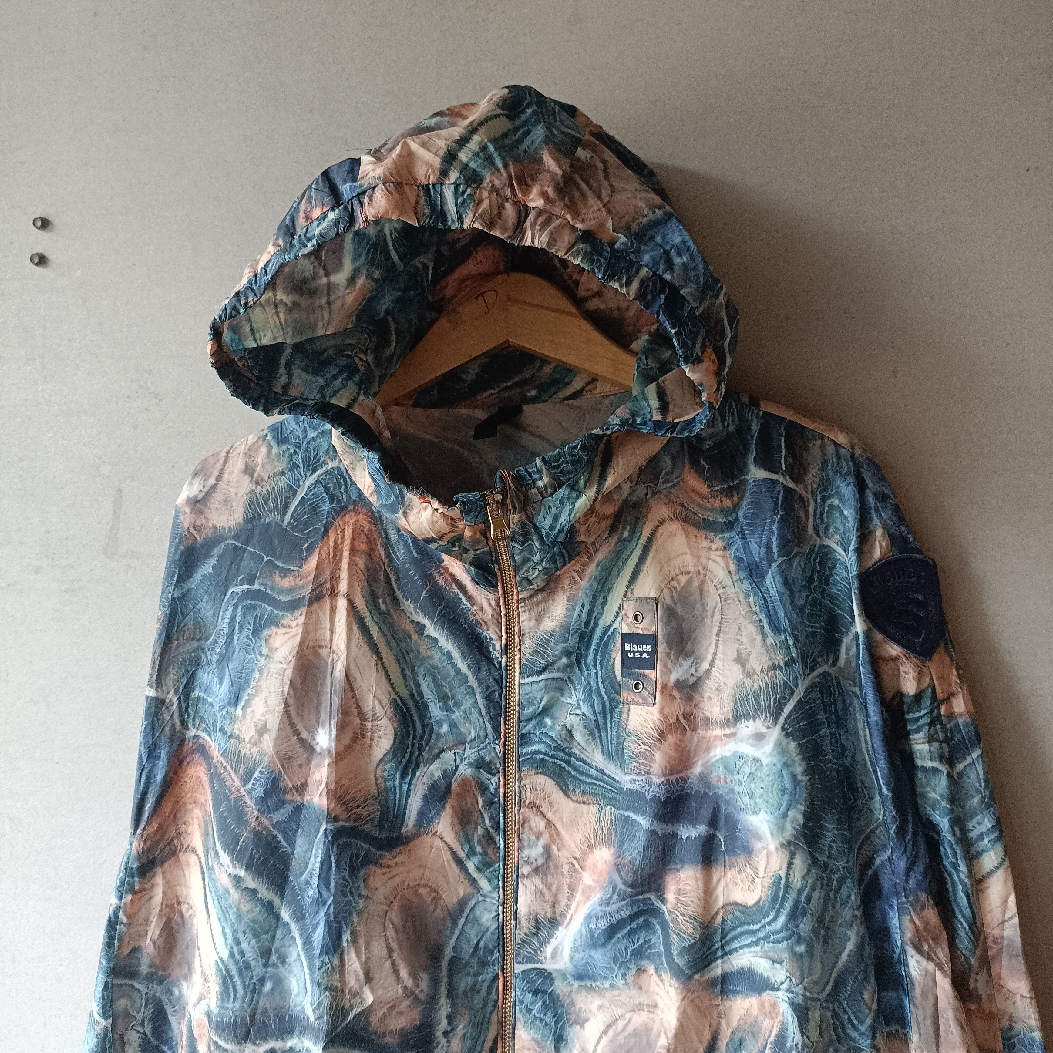 Art Comes First Blauer USA Gradient Marble Jacket Art Size US L / EU 52-54 / 3 - 2 Thumbnail