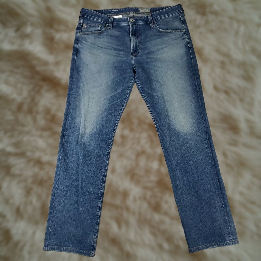 Vintage AG Adriano Goldschmied Jeans Mens 36x32 Blue The Graduate Tailored Leg Size US 36 / EU 52 - 1 Thumbnail