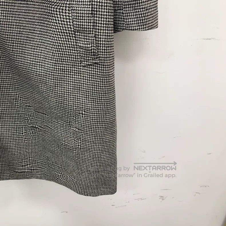 Dior Dior Gray checkered wool lapel lapel belt coat Size US S / EU 44-46 / 1 - 5 Thumbnail