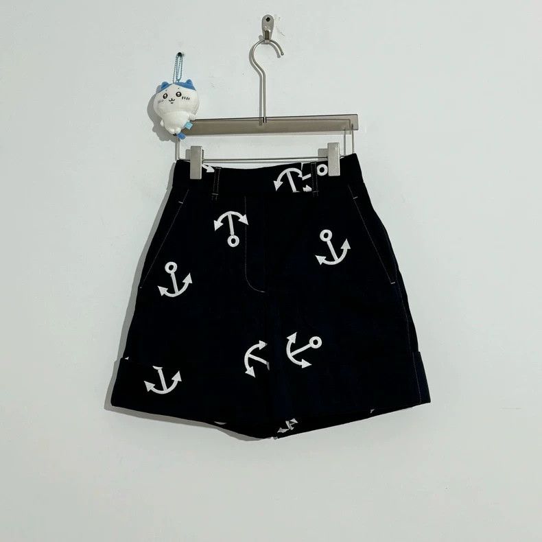 Thom Browne Thom Browne Anchor full-printed shorts 2503-Nextarrow Size US 38 / EU 54 - 1 Thumbnail