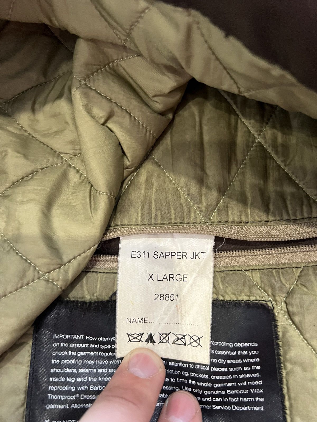 Barbour Barbour Brown Waxed Jacket Sapper Vintage Size US XL / EU 56 / 4 - 18 Thumbnail