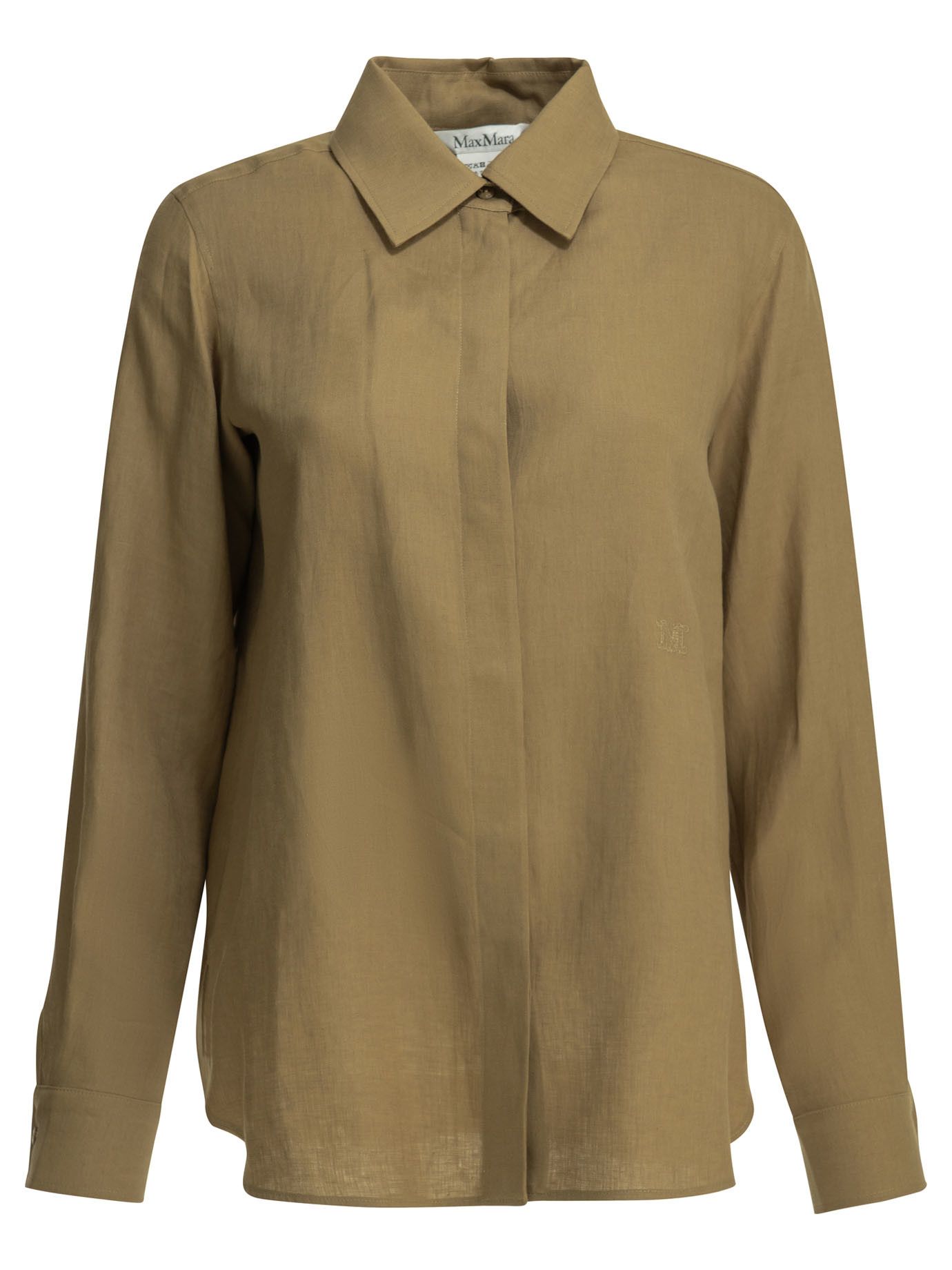 Max Mara Max Mara Casual Linen Shirt tag size 44 Women - USA Duties Paid Size L / US 10 / IT 46 - 1 Thumbnail