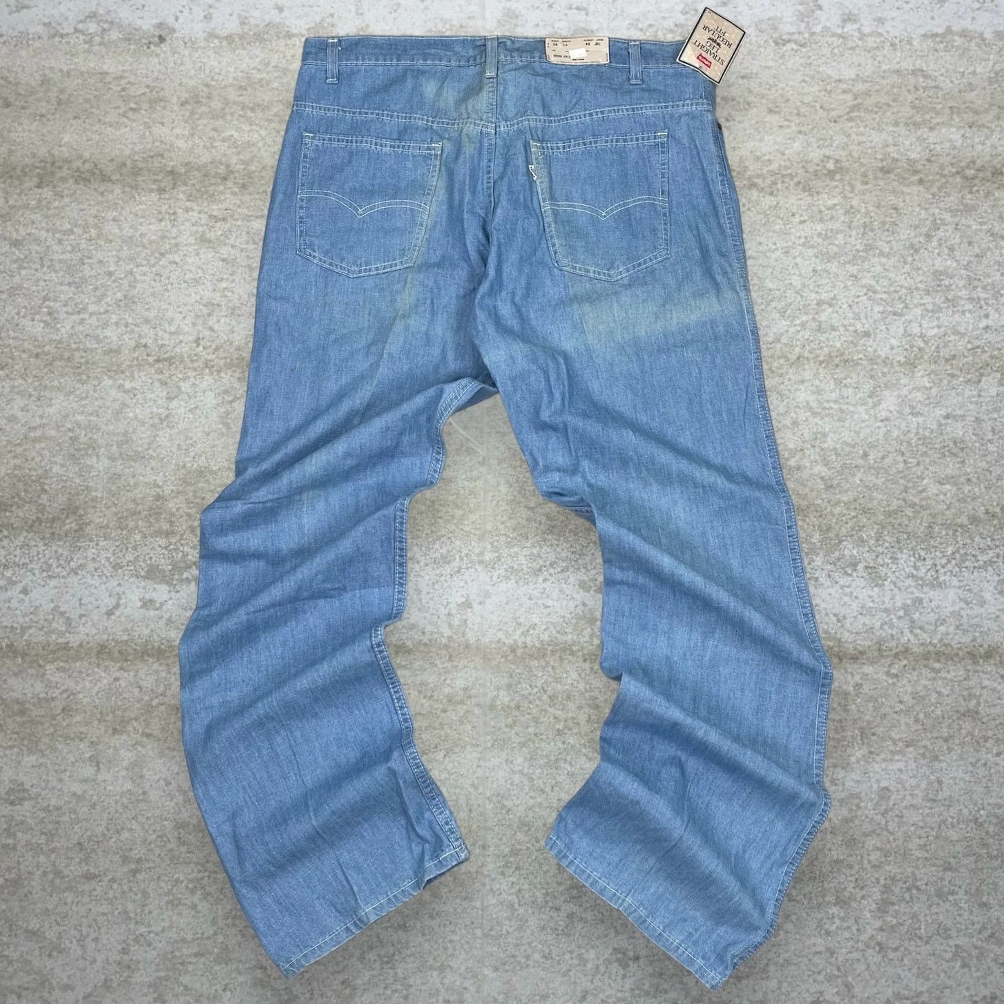 Levi's Vintage 90s Levis Jeans 38x34 Straight Regular Light Wash Size US 38 / EU 54 - 1 Thumbnail