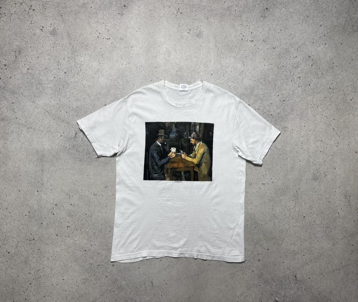 Supreme 2018 White Big Logo T-Shirt