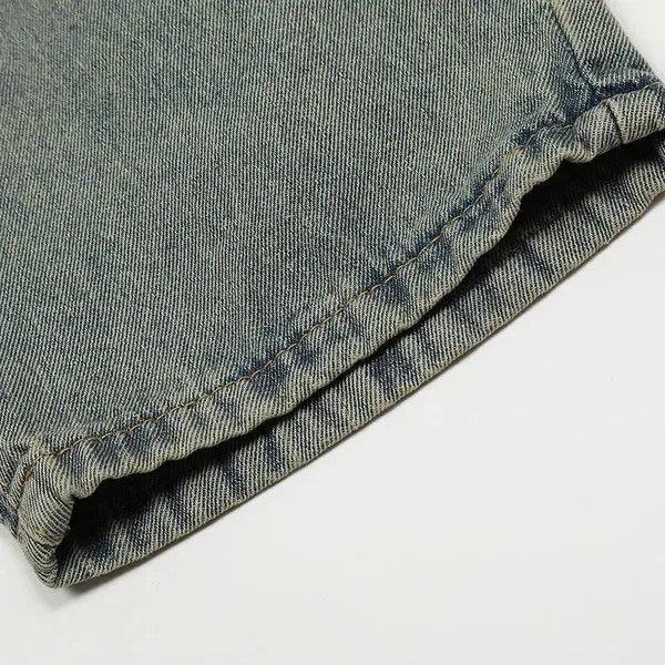 Japanese Brand Washing Vintage Raw Jeans Hip Hop Retro Style y2k Size US 32 / EU 48 - 4 Thumbnail