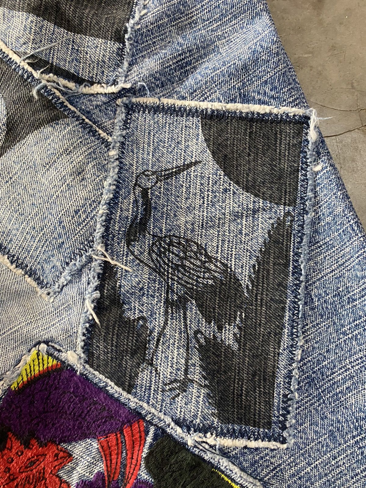Japanese Brand × Kapital × Tornado Mart Japanese Melt into the universe Patches like Kapital Jeans Size US 34 / EU 50 - 5 Thumbnail