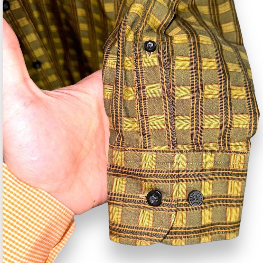 Robert Talbott Robert Talbott Green Check Button Down Shirt Size M Size US M / EU 48-50 / 2 - 6 Thumbnail