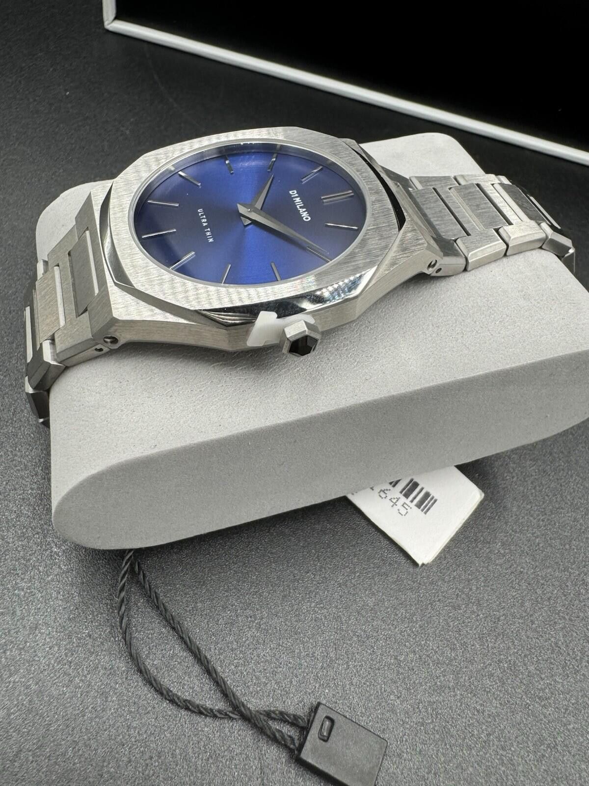 Other D1 Milano Ocean Blue Ultra Thin Silver Bracelet Watch 38mm B Size ONE SIZE - 9 Thumbnail