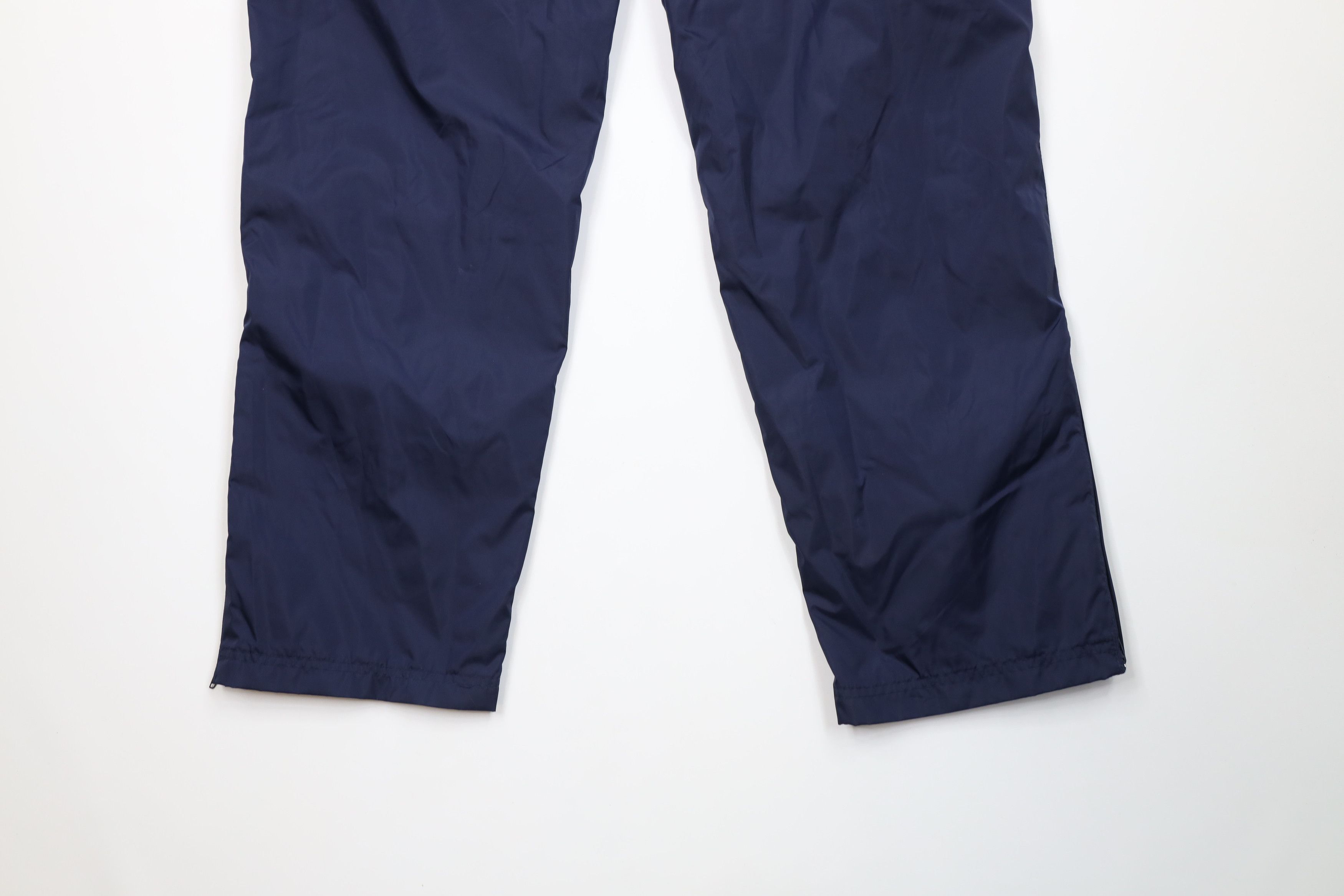 Reebok Vintage 90s Reebok Wide Leg Windbreaker Pants Navy Blue Size US 36 / EU 52 - 15 Thumbnail