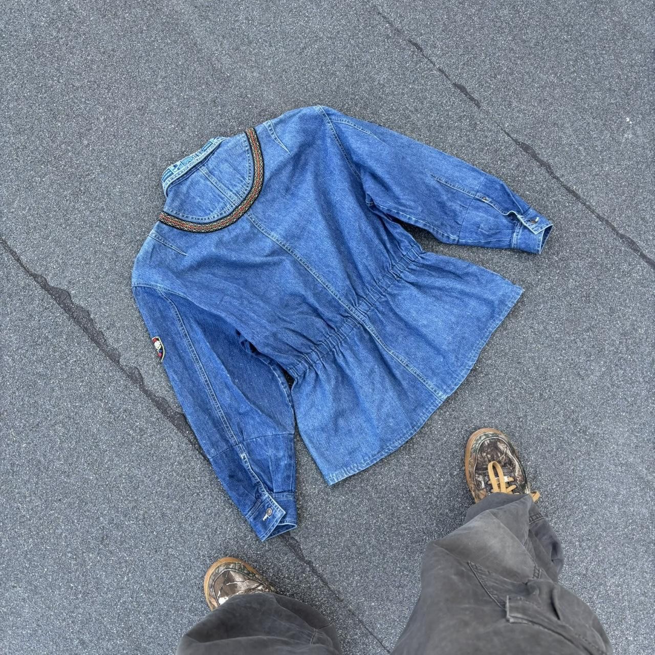 Japanese Brand × Vintage Radio Denim Shirt Size M / US 6-8 / IT 42-44 - 6 Thumbnail
