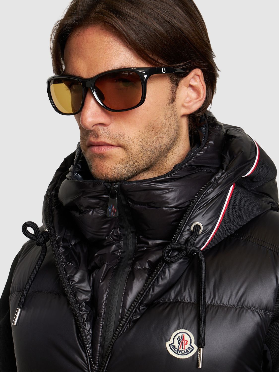 Moncler o1y0225 Size : OS / 60 mm Sunglasses in Black/Yellow Size ONE SIZE - 3 Thumbnail