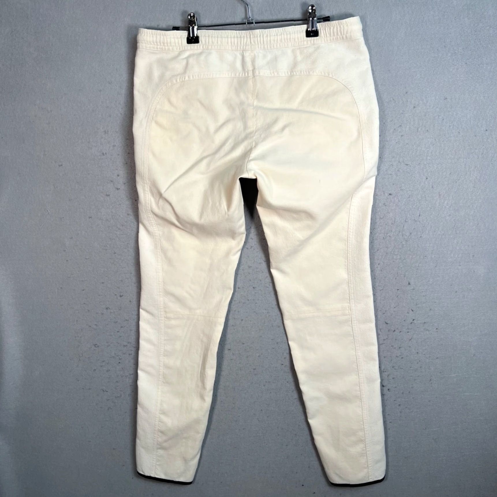Dries Van Noten DRIES VAN NOTEN Womens Pants Size 36 Beige Tapered Ankle Cotton-Linen Casual Size 25" / US 0 / IT 36 - 2 Thumbnail