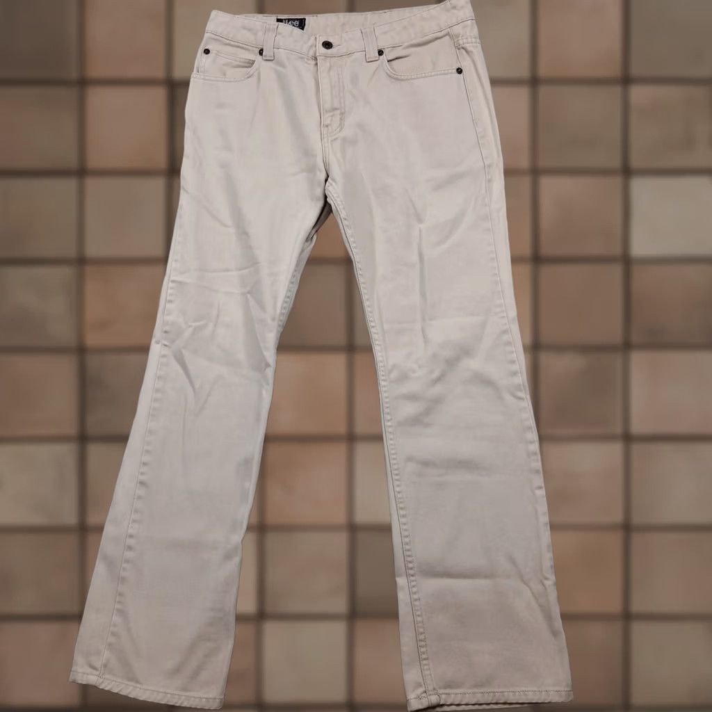 Lee Lee Men's 33 Tan 100% Cotton Straight Leg Pants Size US 33 - 1 Thumbnail