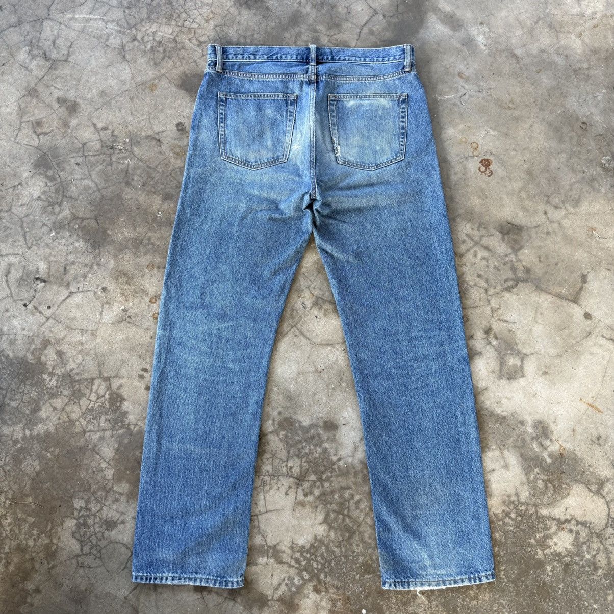 Japanese Brand W36 Vintage Japanese Faded Rusty Denim Jean Pants Size US 36 / EU 52 - 8 Thumbnail