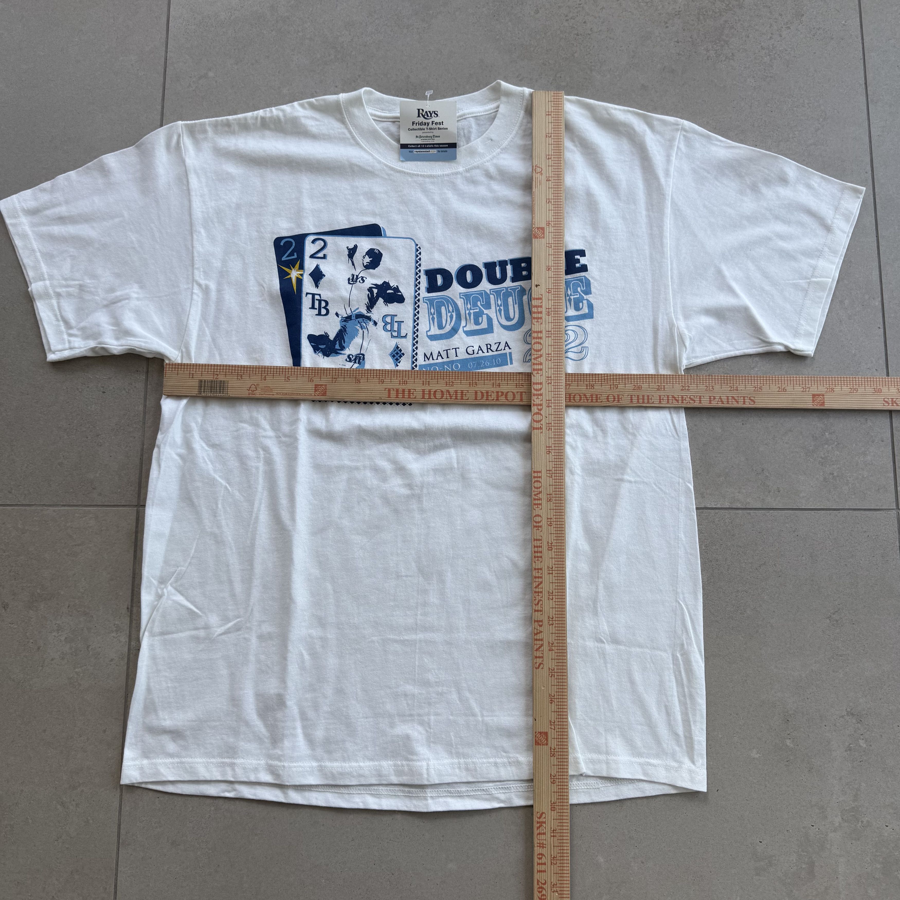 Anvil NWT Tampa Bay Rays Matt Garza T Shirt Size US XL / EU 56 / 4 - 8 Thumbnail