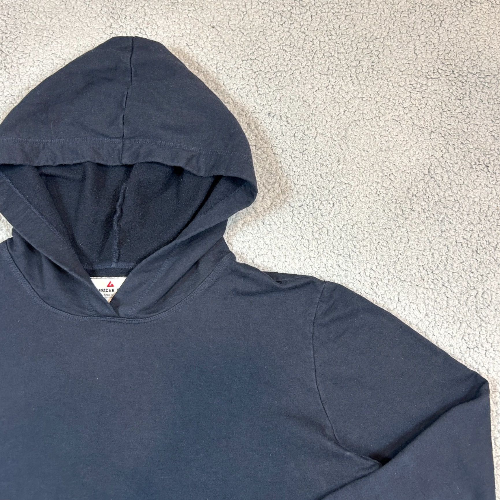 Vintage American Giant Hoodie Jacket Pullover Black Womens Size M USA Made Jacket Size M / US 6-8 / IT 42-44 - 2 Thumbnail