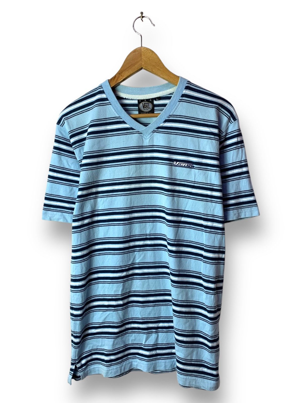 Vans 🔥Vans Off The Wall Skate Stripes Tee Vintage Style Size US M / EU 48-50 / 2 - 1 Thumbnail