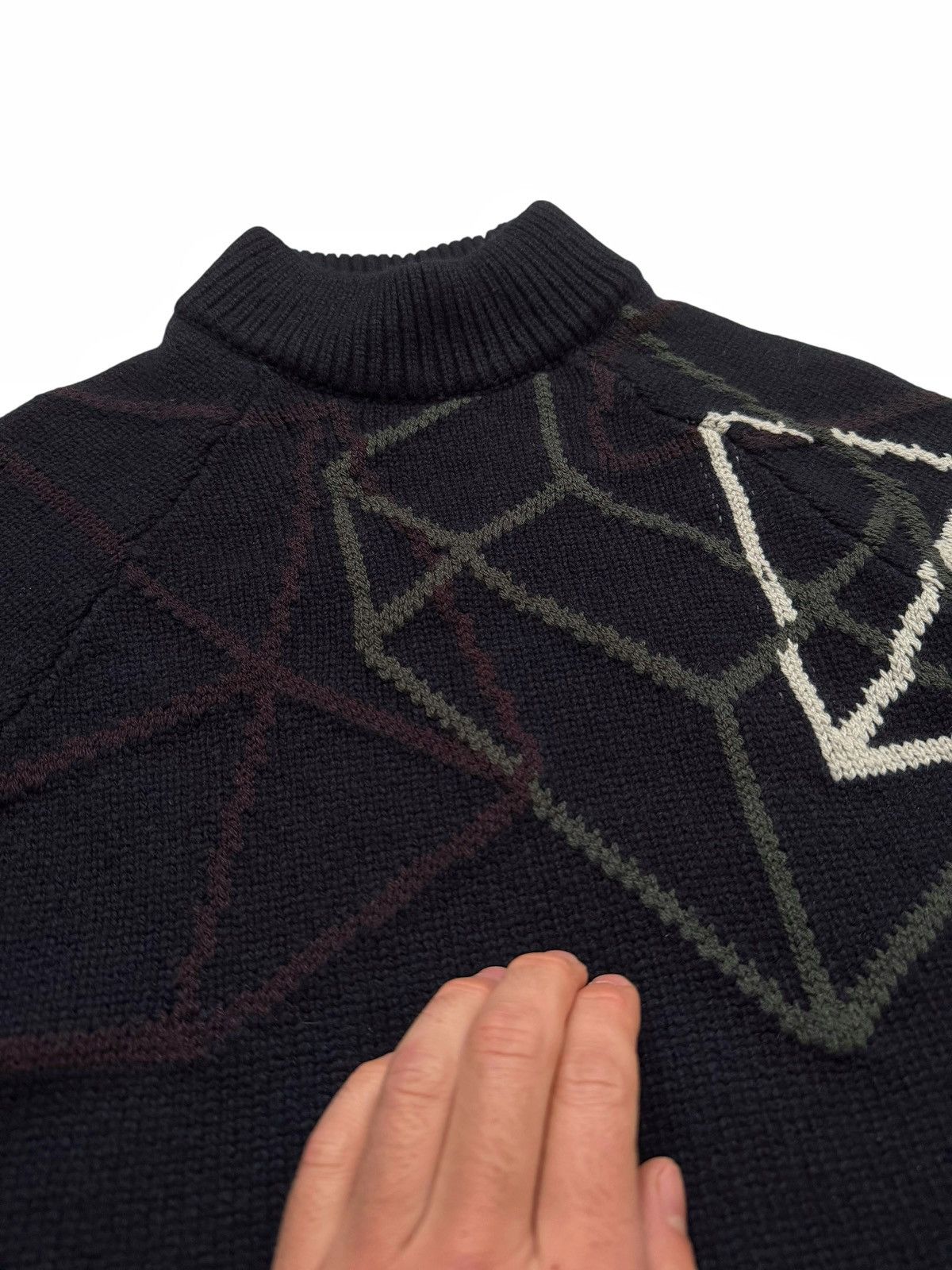 Hermes $3600 FW19 Runway Cashmere Abstract Turtleneck Size US S / EU 44-46 / 1 - 4 Thumbnail