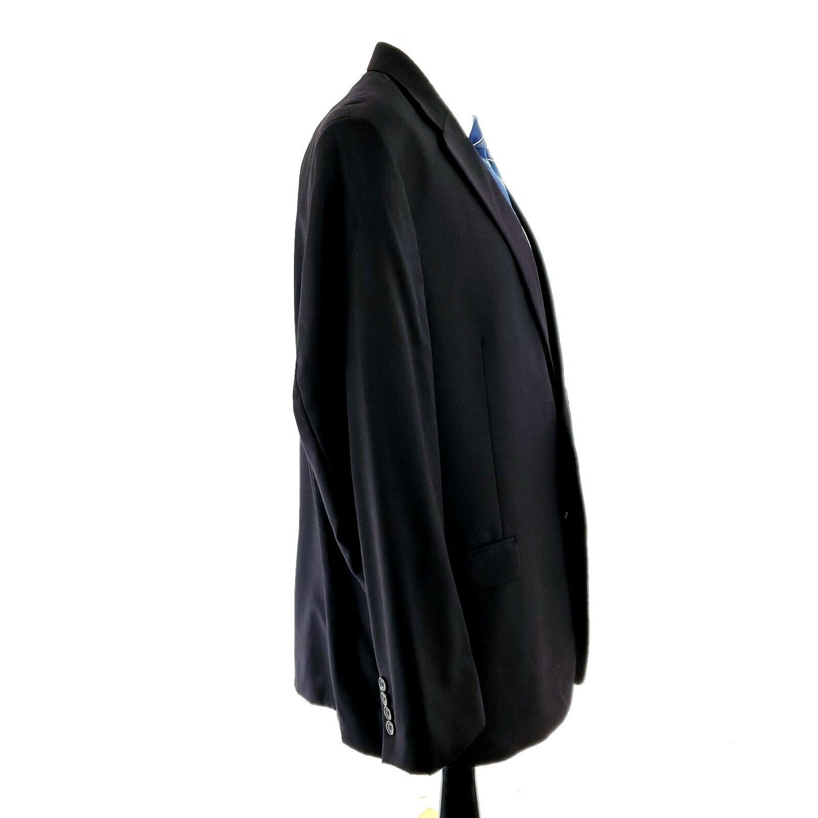 Lauren Ralph Lauren Lauren Ralph Lauren Wool 2 Button Blazer 44L Black Tagged 46 Size 44L - 6 Thumbnail