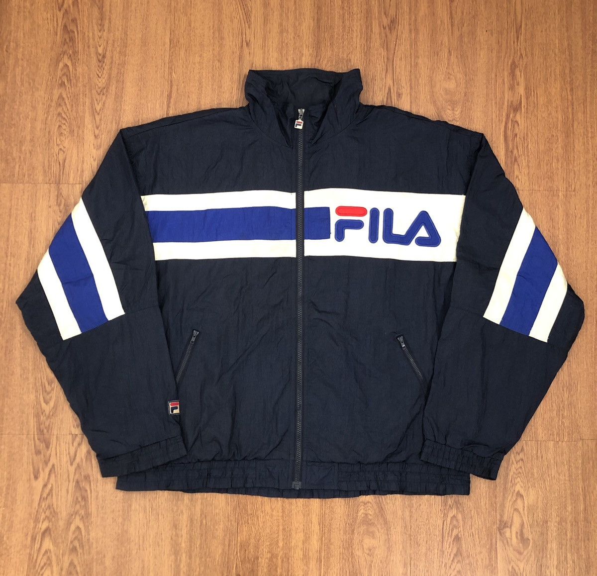 Fila × Vintage Vintage FILA track jacket Size US XL / EU 56 / 4 - 1 Thumbnail