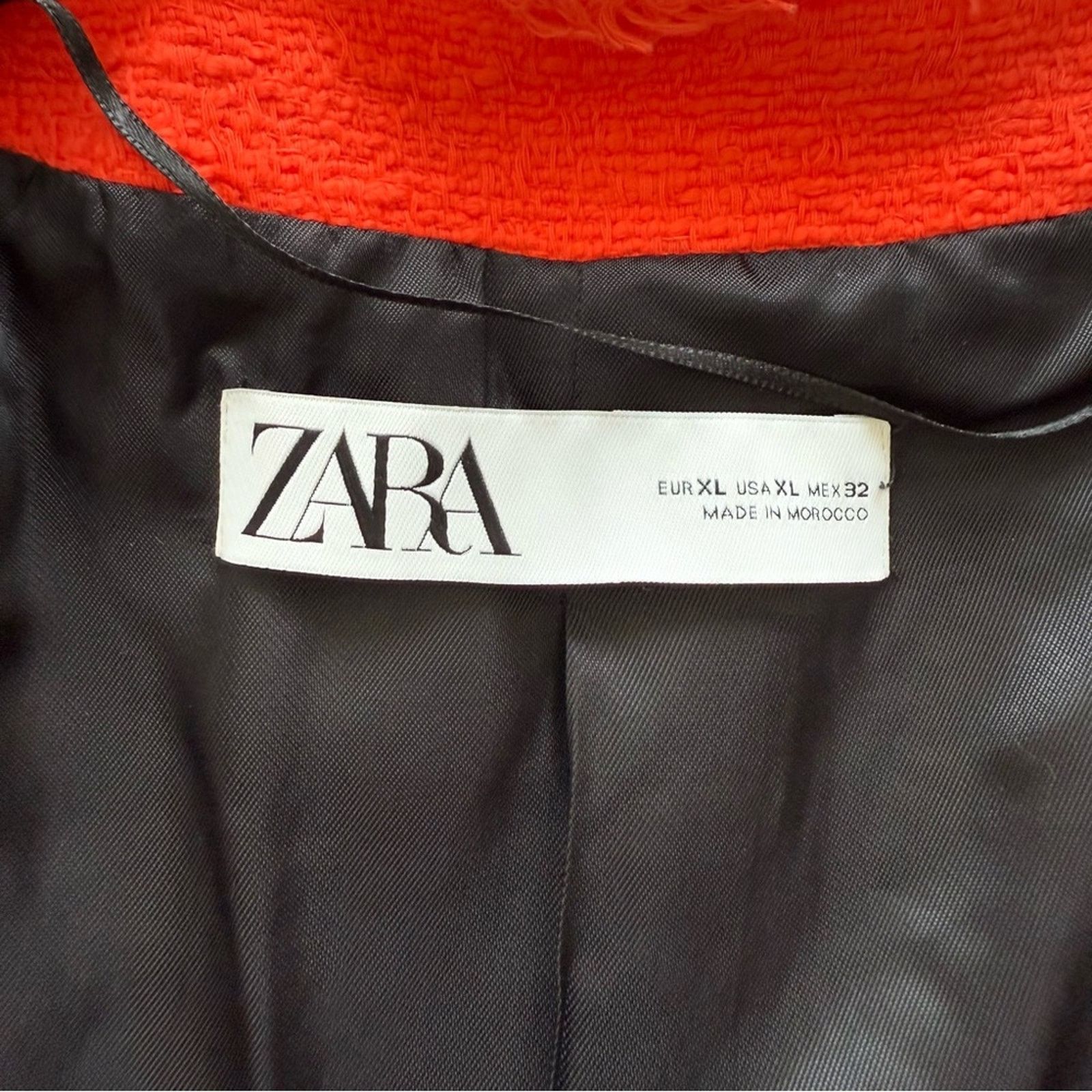 Zara Zara tweed women jacket size XL Size XL / US 12-14 / IT 48-50 - 4 Thumbnail