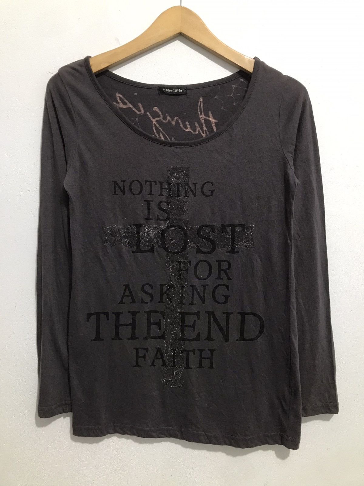 Hysteric Glamour Nothing Is Lost For asking in the end faith Poem longsleeve Size US M / EU 48-50 / 2 - 1 Thumbnail