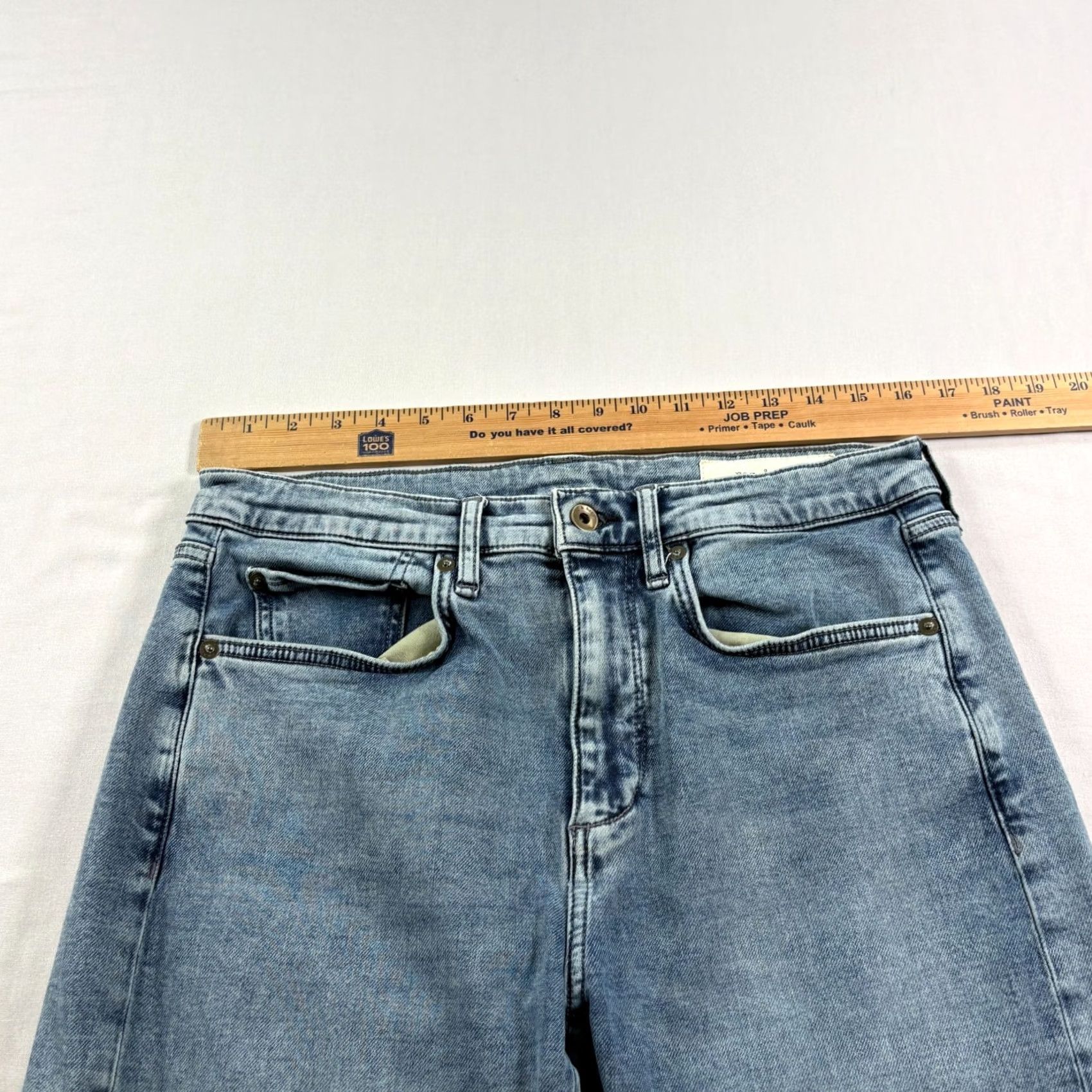 Rag & Bone Rag & Bone Jeans Mens 33x32 Blue Skinny Fit 1 Stretch Denim Slim Regular Zip for Men Body 33 31 Inseam Jeans Denim Color Blue Pattern Solid Size US 33 - 5 Thumbnail