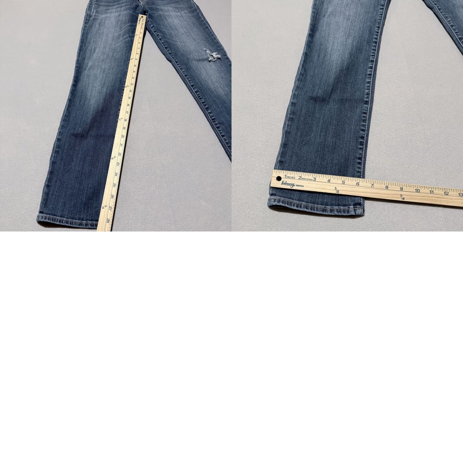 Vintage Kut from the Kloth Catherine Boyfriend Jeans Women's Blue Denim Low-Rise - 10 Size 32" / US 10 / IT 46 - 9 Thumbnail