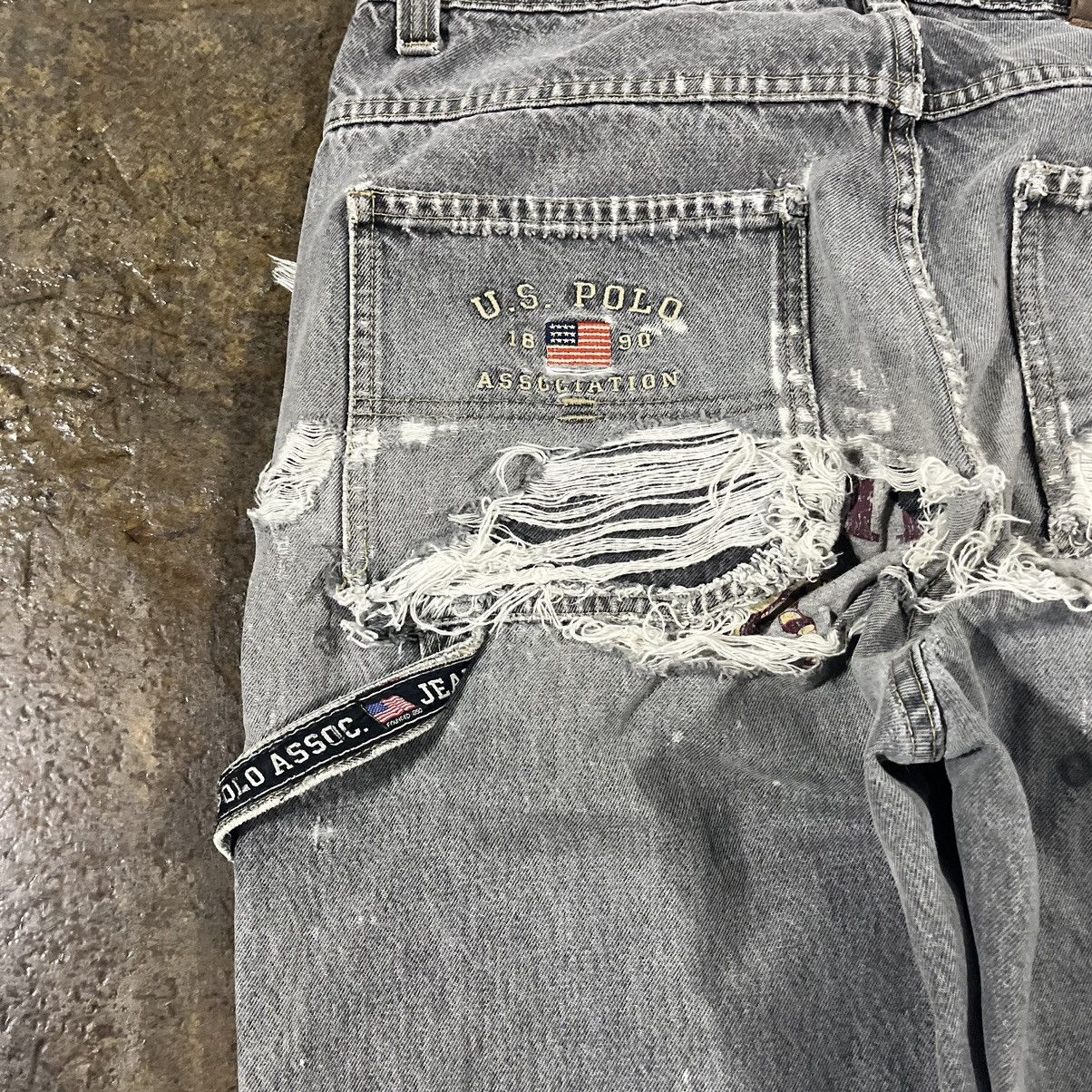 JNCO × Southpole × Vintage Crazy Vintage Y2K Thrashed Carpenter Jeans Skater Wide Leg Size US 34 / EU 50 - 14 Thumbnail