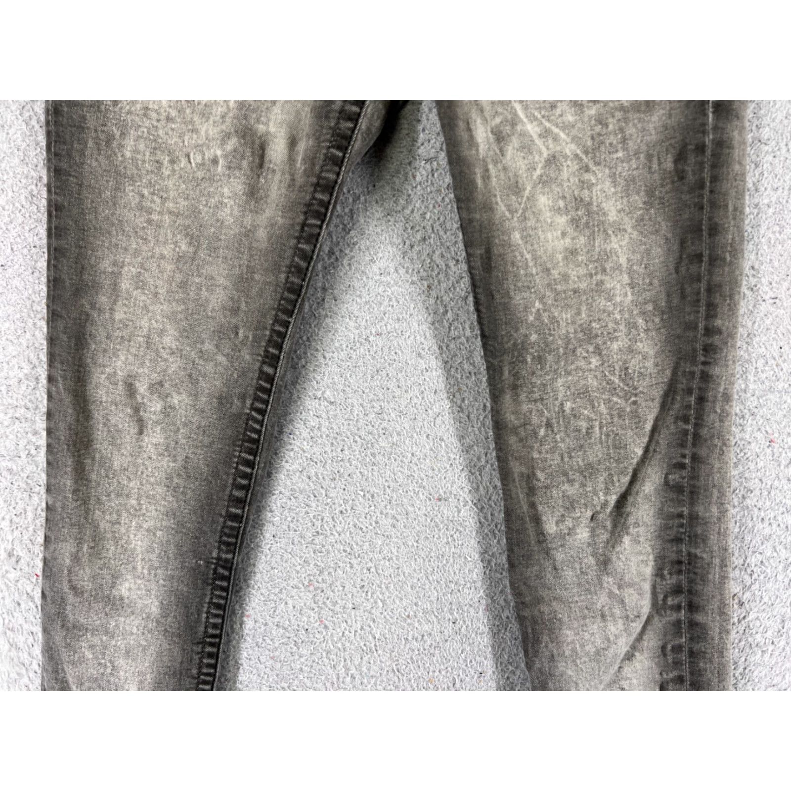 Denime VINTAGE Buckaroo Jeans Womens 27 Gray Denim Low Rise Skinny Embellished 90s Retro American Designer Buckaroo Size 27" / US 4 / IT 40 - 3 Thumbnail