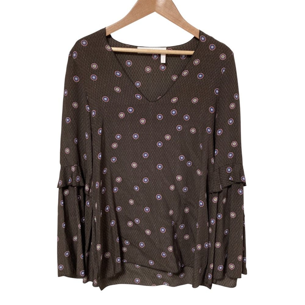 Chloe Chloe See by Chloe Silk Blend Bell Sleeve Blouse Others Tops DUTY FREE for USA Size ONE SIZE - 1 Thumbnail