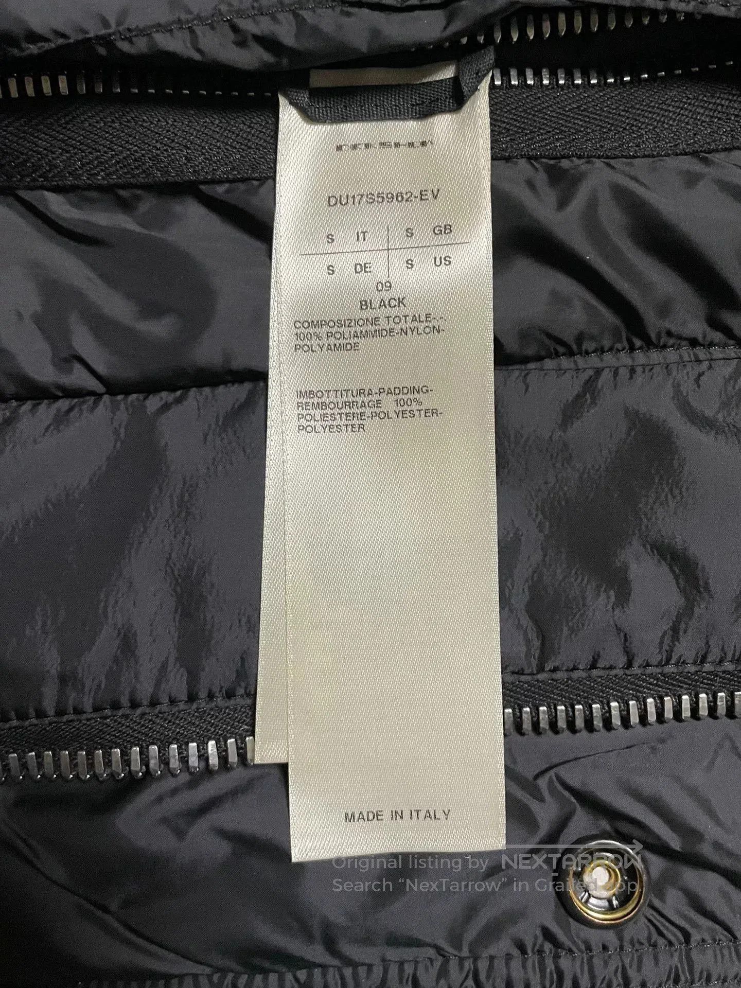 Rick Owens Rick Owens Black Cotton Jacket. Size S / US 4 / IT 40 - 3 Thumbnail