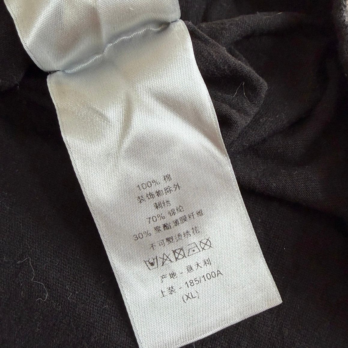Dior Dior x ERL Black Logo Graphic T-Shirt XL Made in Italy Size US XL / EU 56 / 4 - 6 Thumbnail