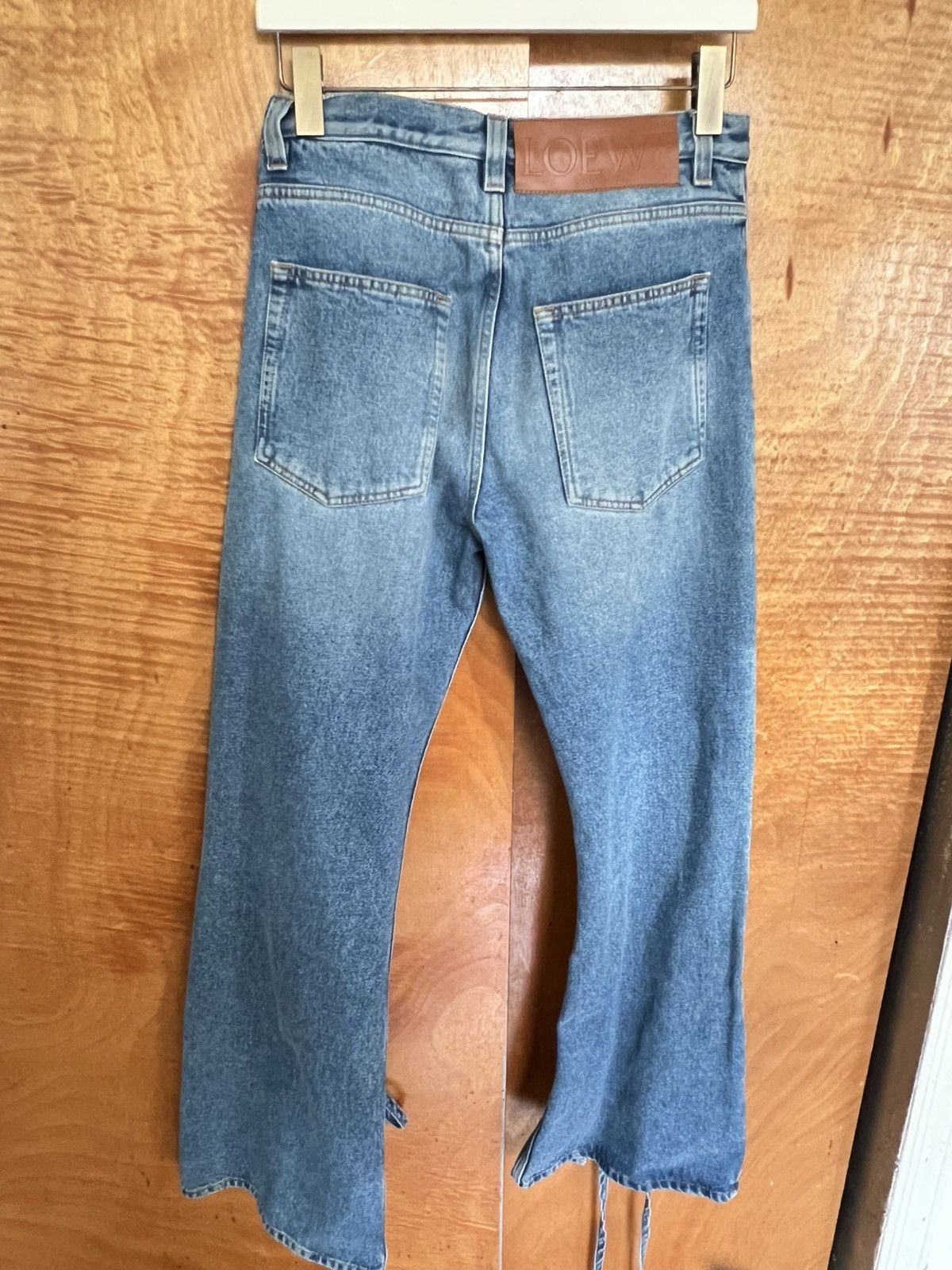 Loewe LOEWE Blue Tie Cut Panel Denim Trousers/ Straight Size US 30 / EU 46 - 6 Thumbnail